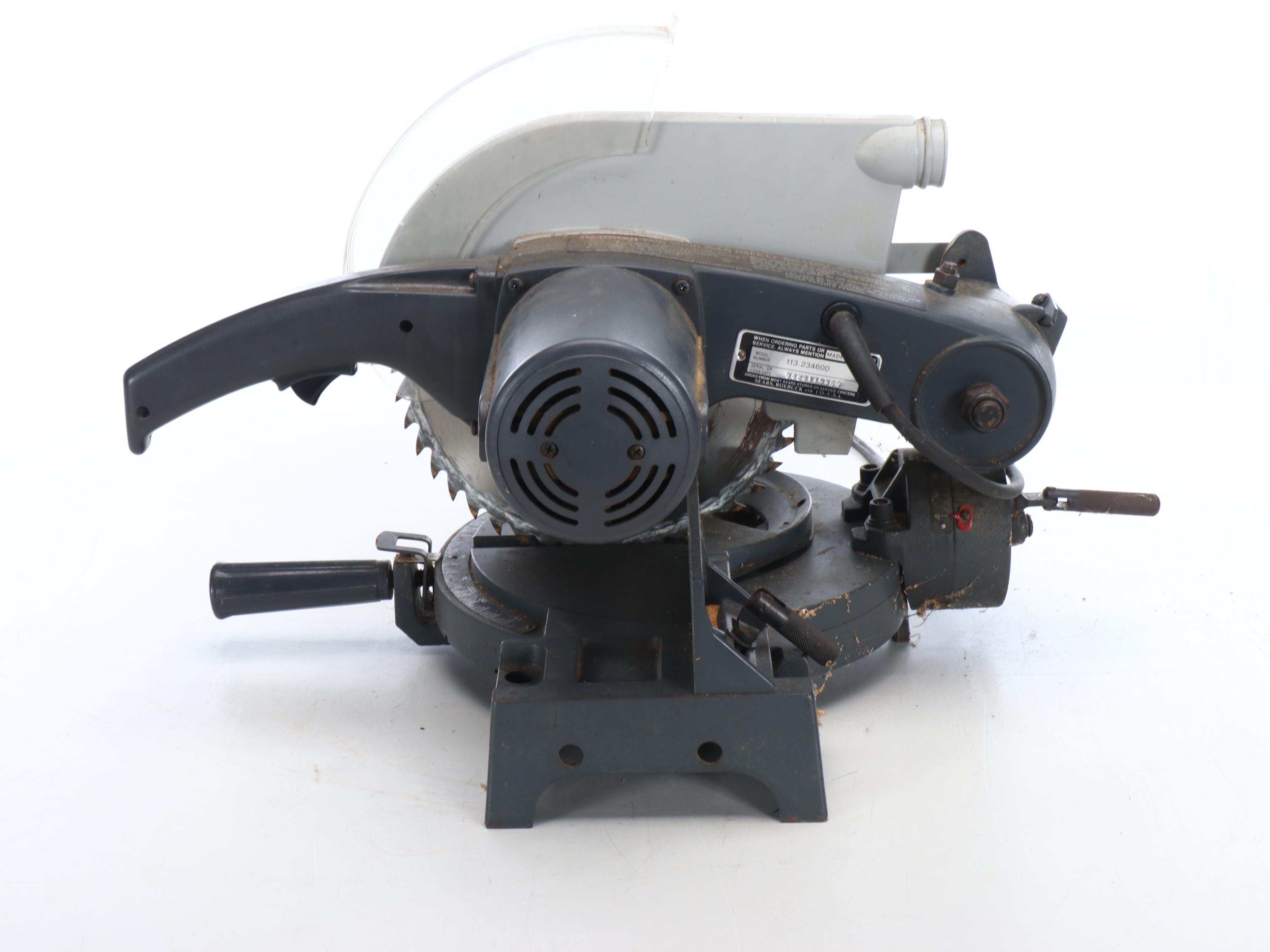 Craftsman 3HP 10" Compound Miter Saw with Spare Blade