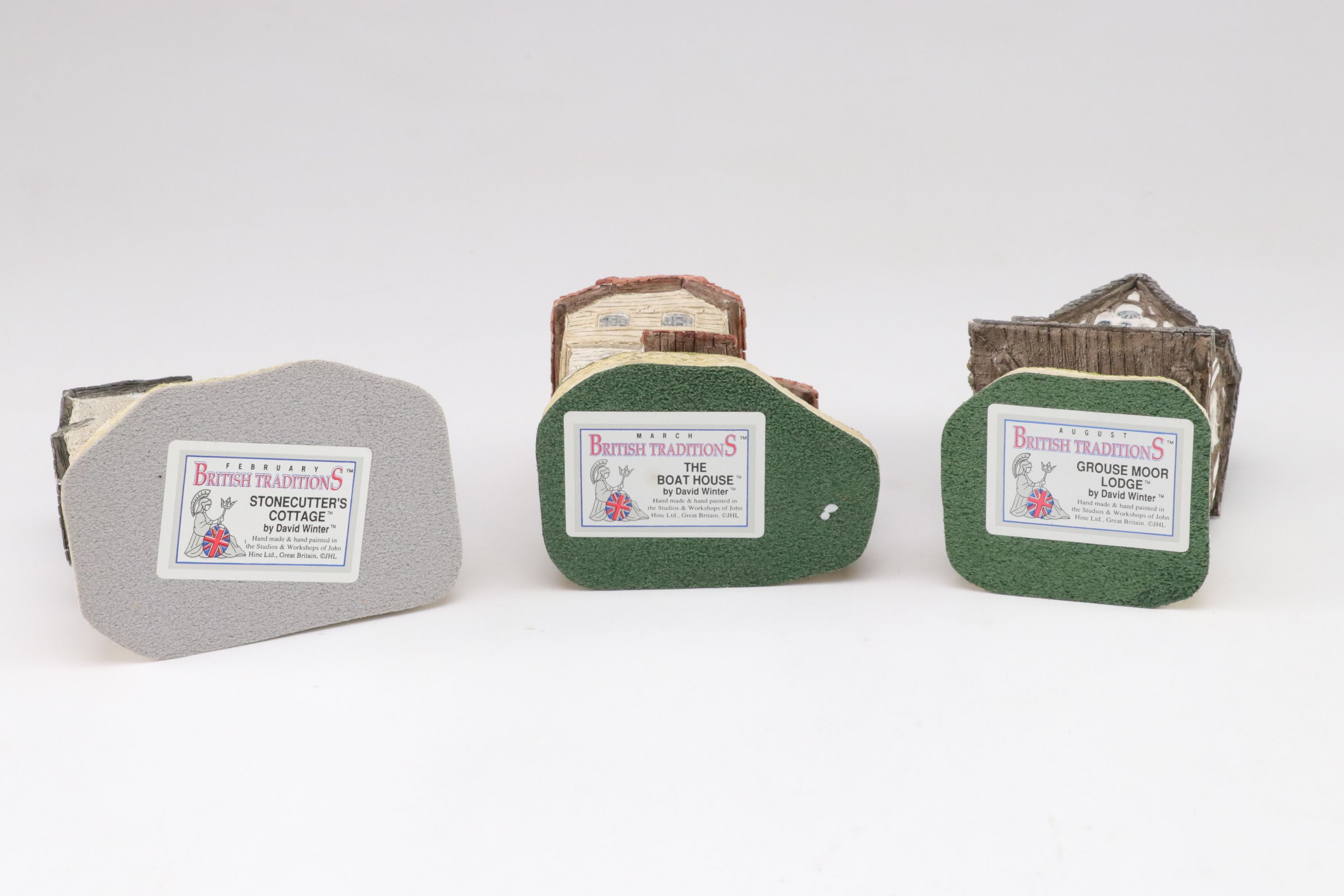 David Winter Monthly "British Traditions" Village Cottage Collection, 1989