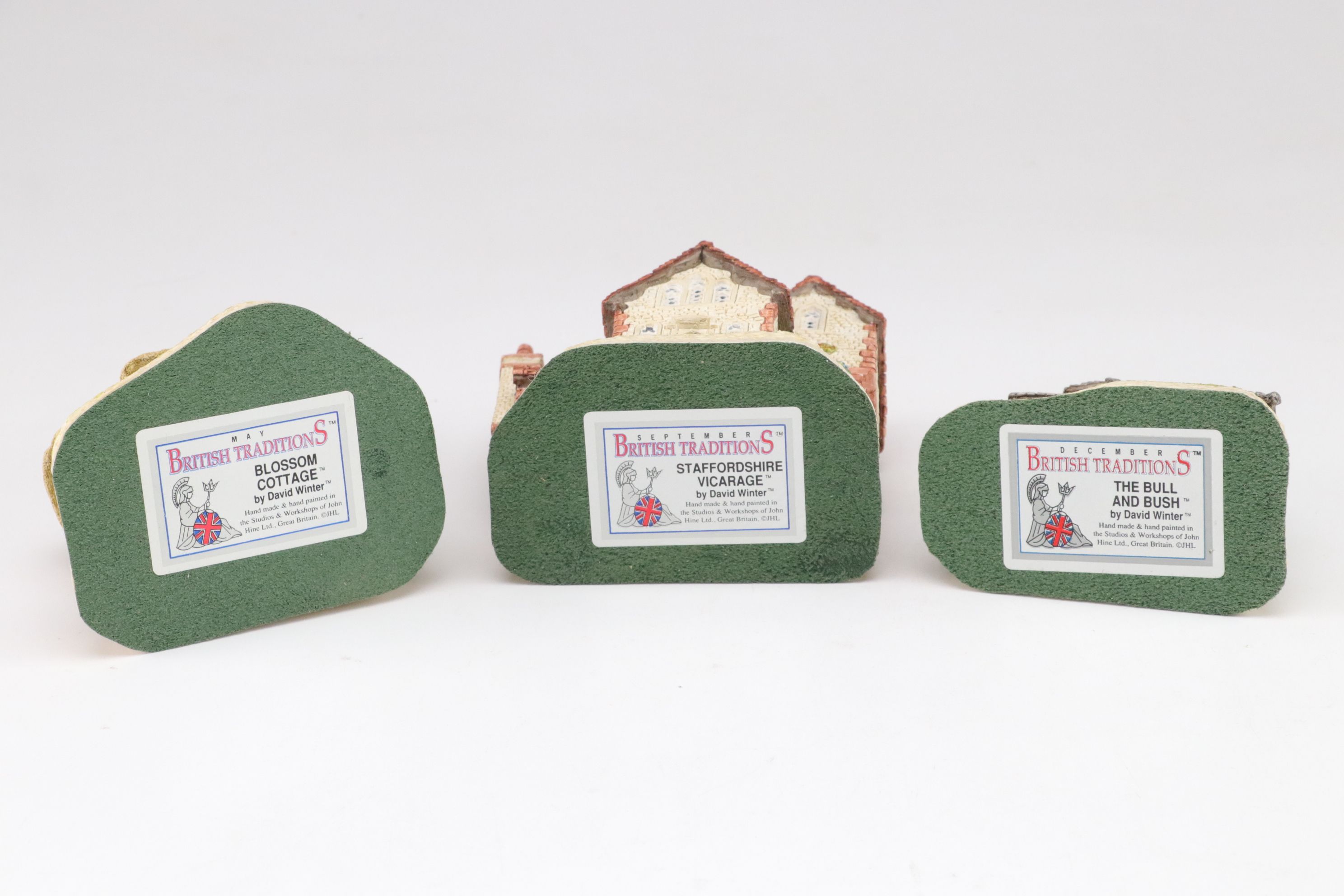 David Winter Monthly "British Traditions" Village Cottage Collection, 1989