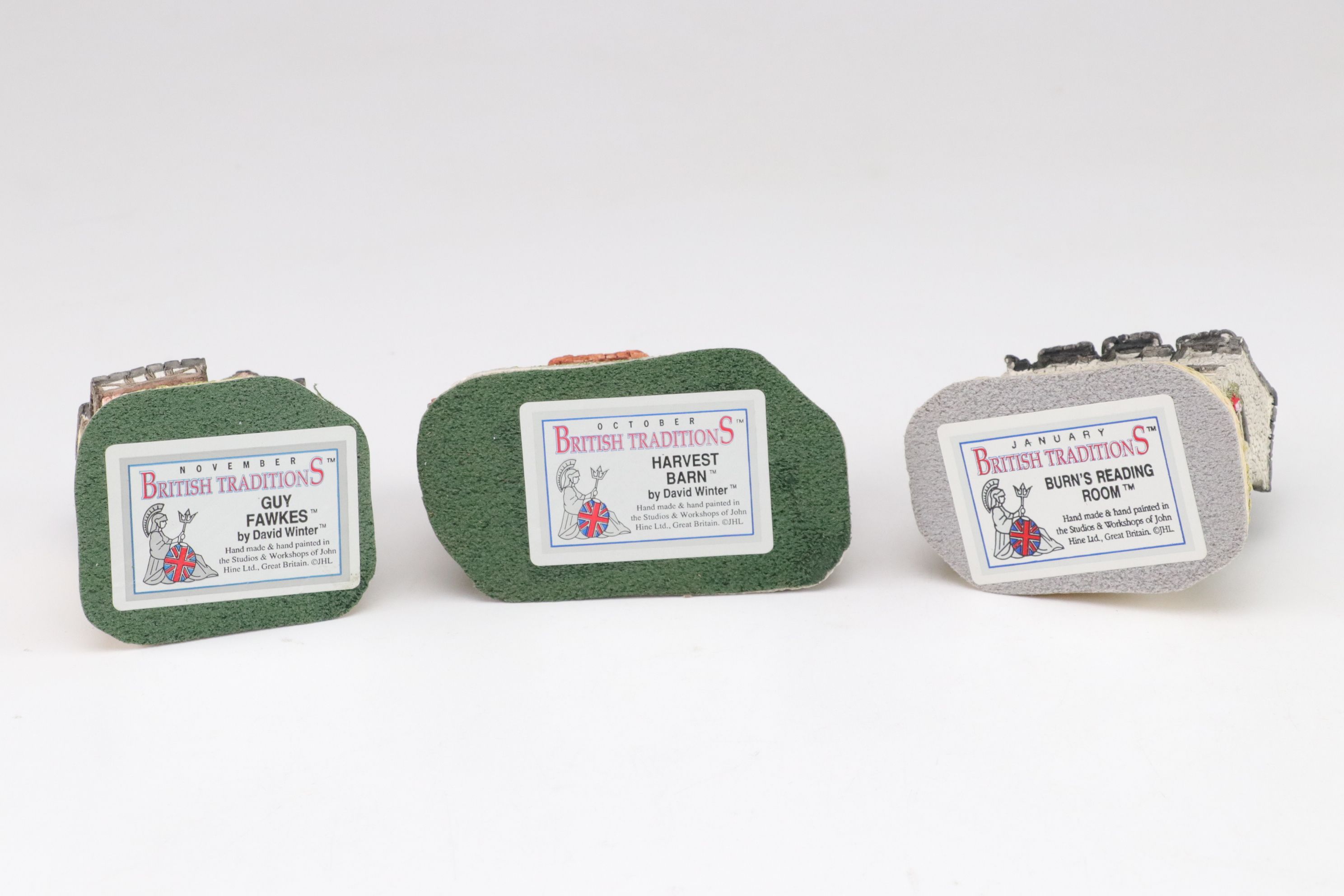 David Winter Monthly "British Traditions" Village Cottage Collection, 1989