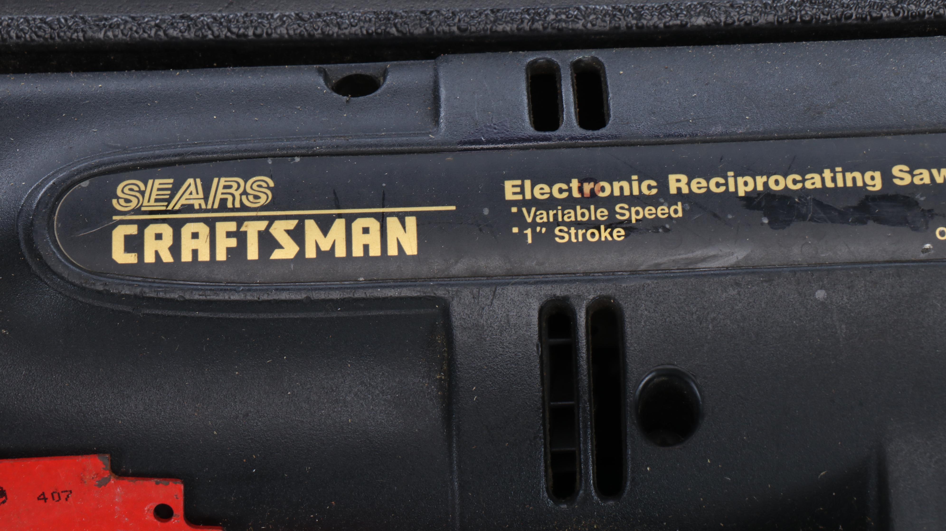 Craftsman Electronic Reciprocating Saw and Porter-Cable Hammer Drill