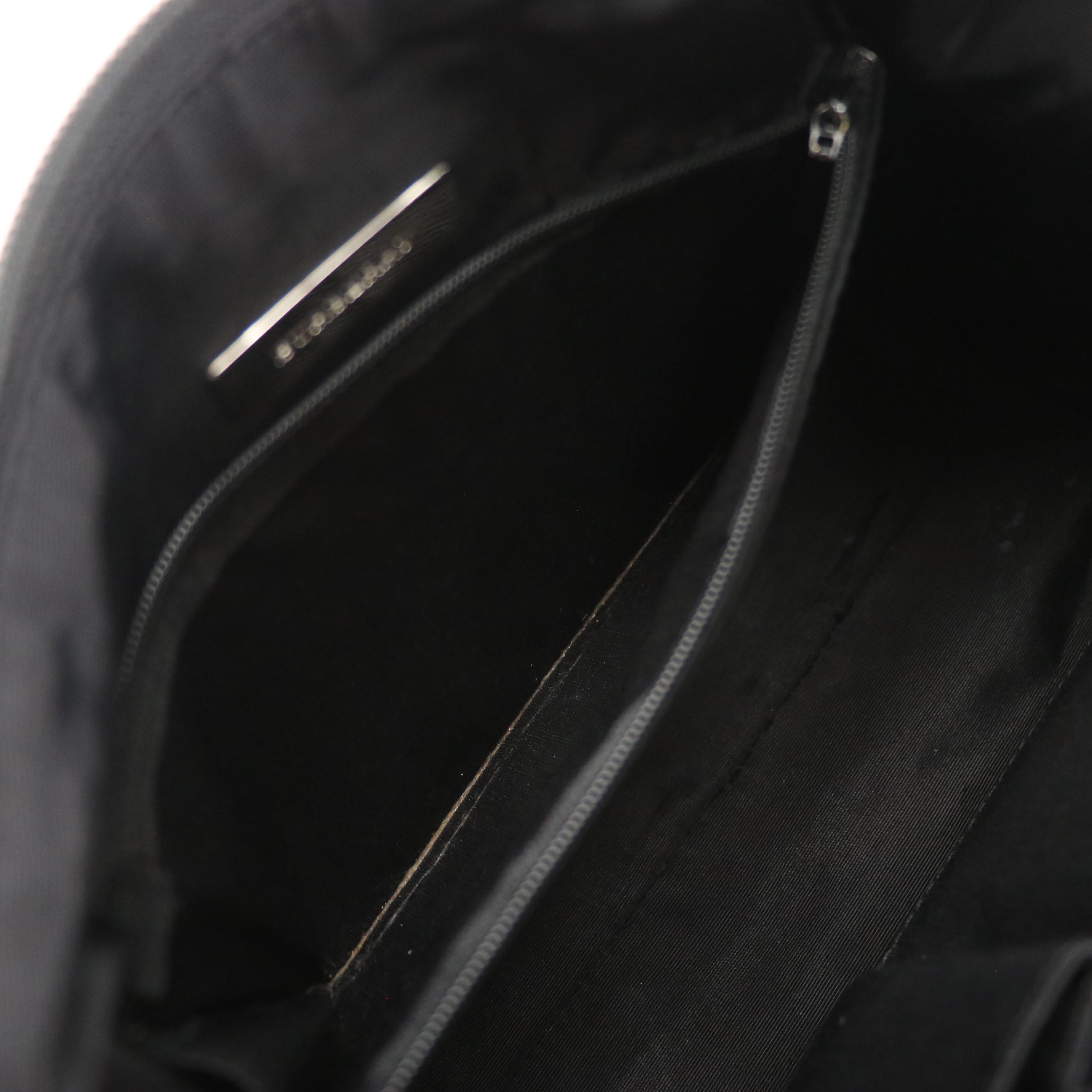 Burberry Hobo Shoulder Bag in Nova Check Canvas and Black Saffiano Leather Trim