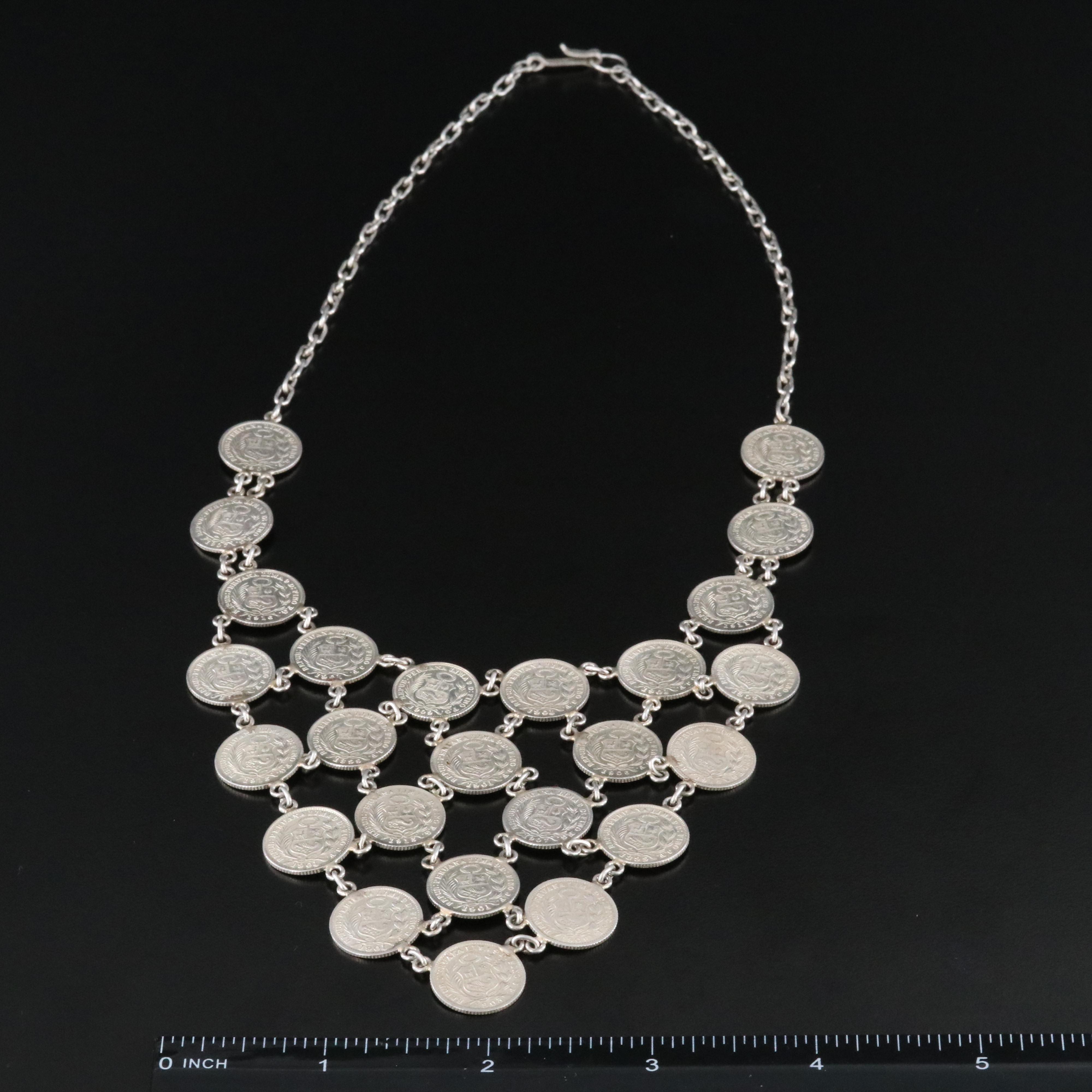 Sterling Coin Necklace