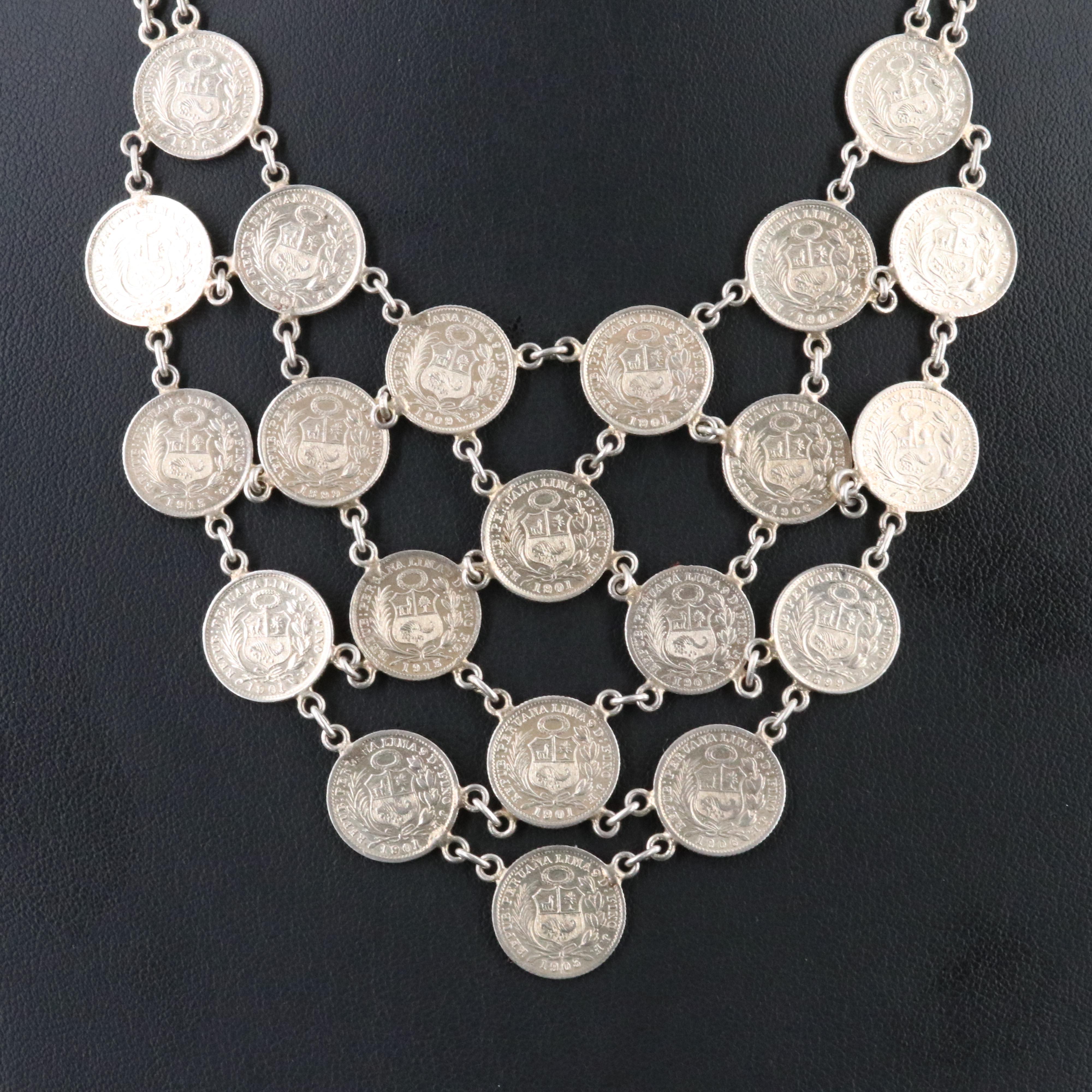 Sterling Coin Necklace