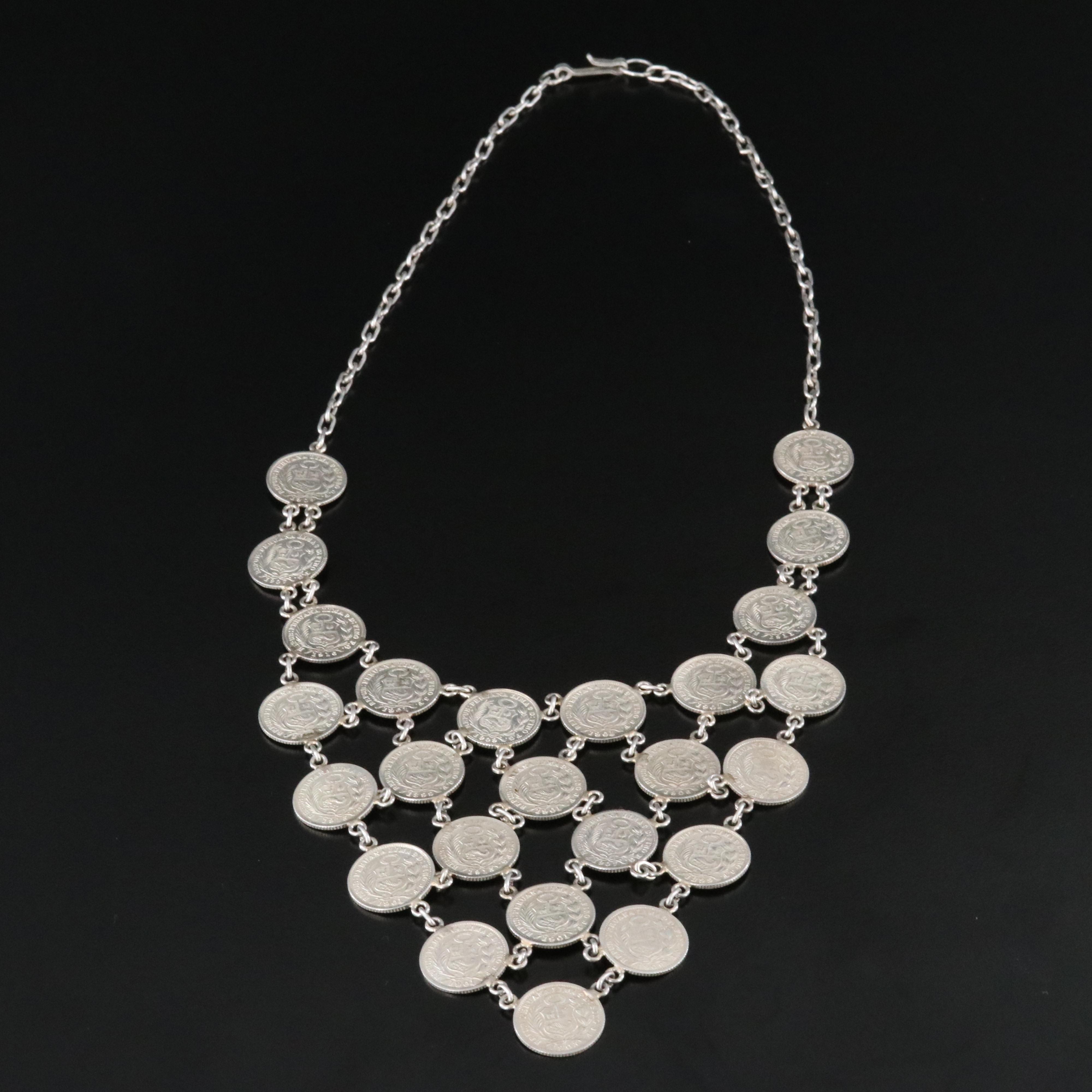 Sterling Coin Necklace