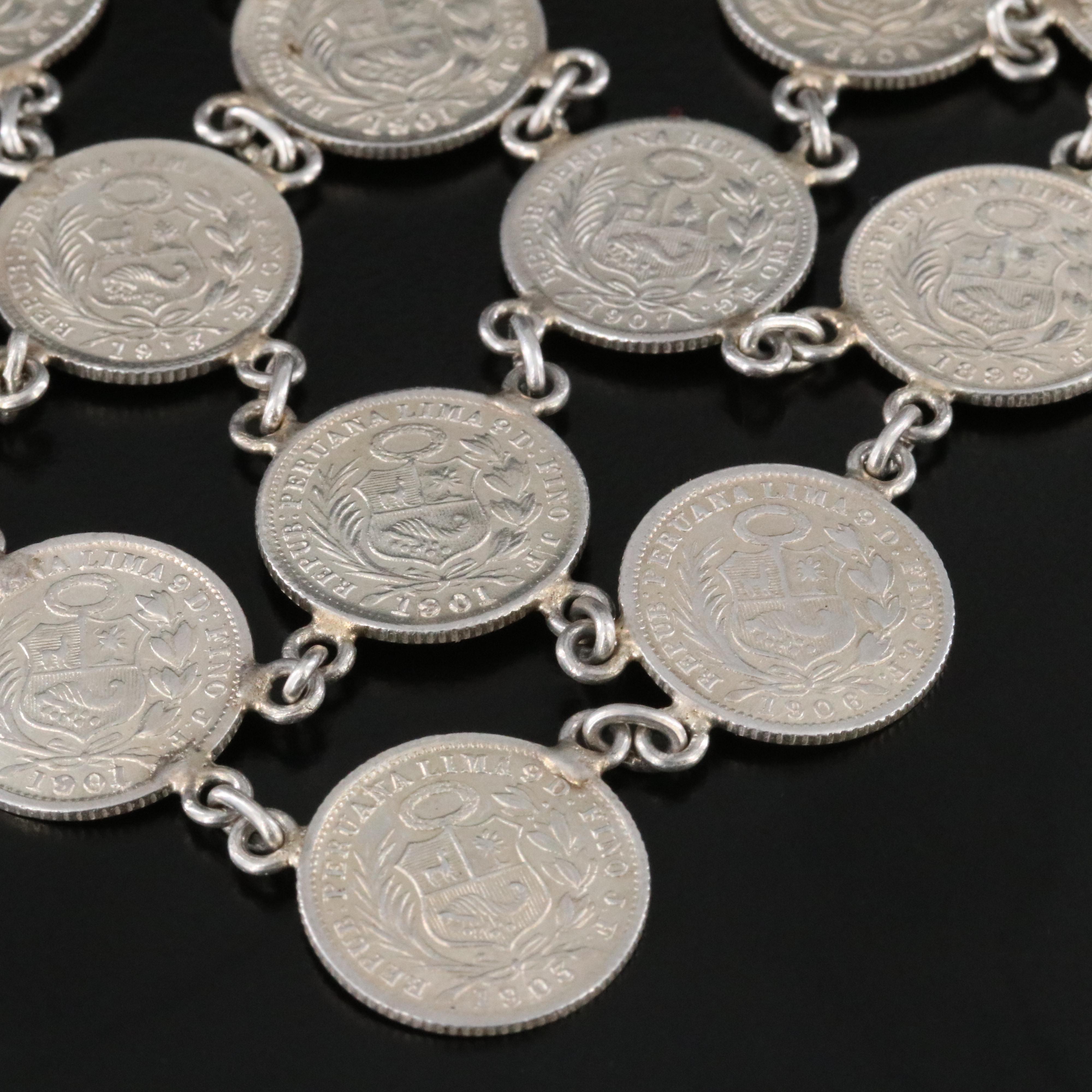 Sterling Coin Necklace