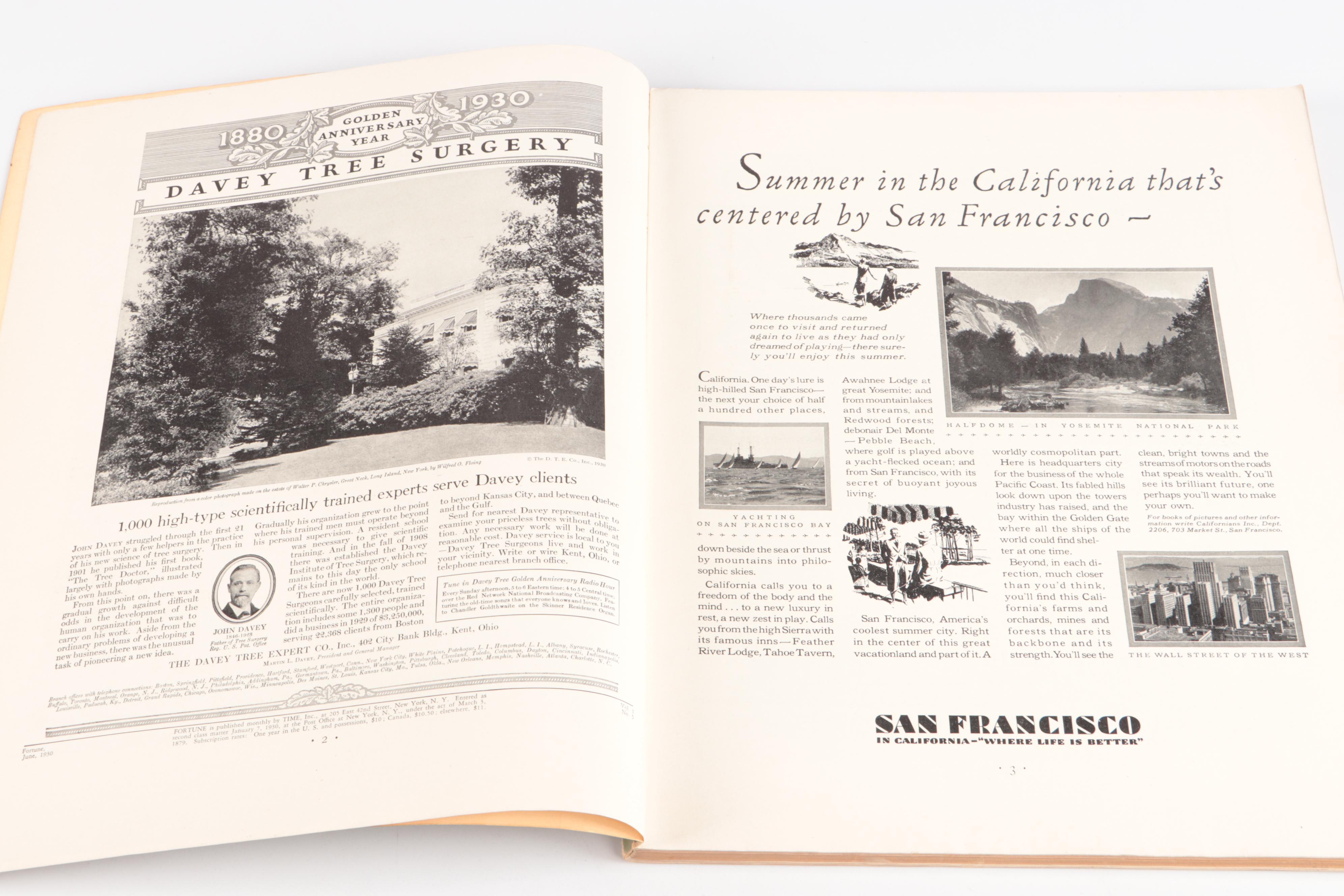 Illustrated "Fortune" Magazine Issues, 1930