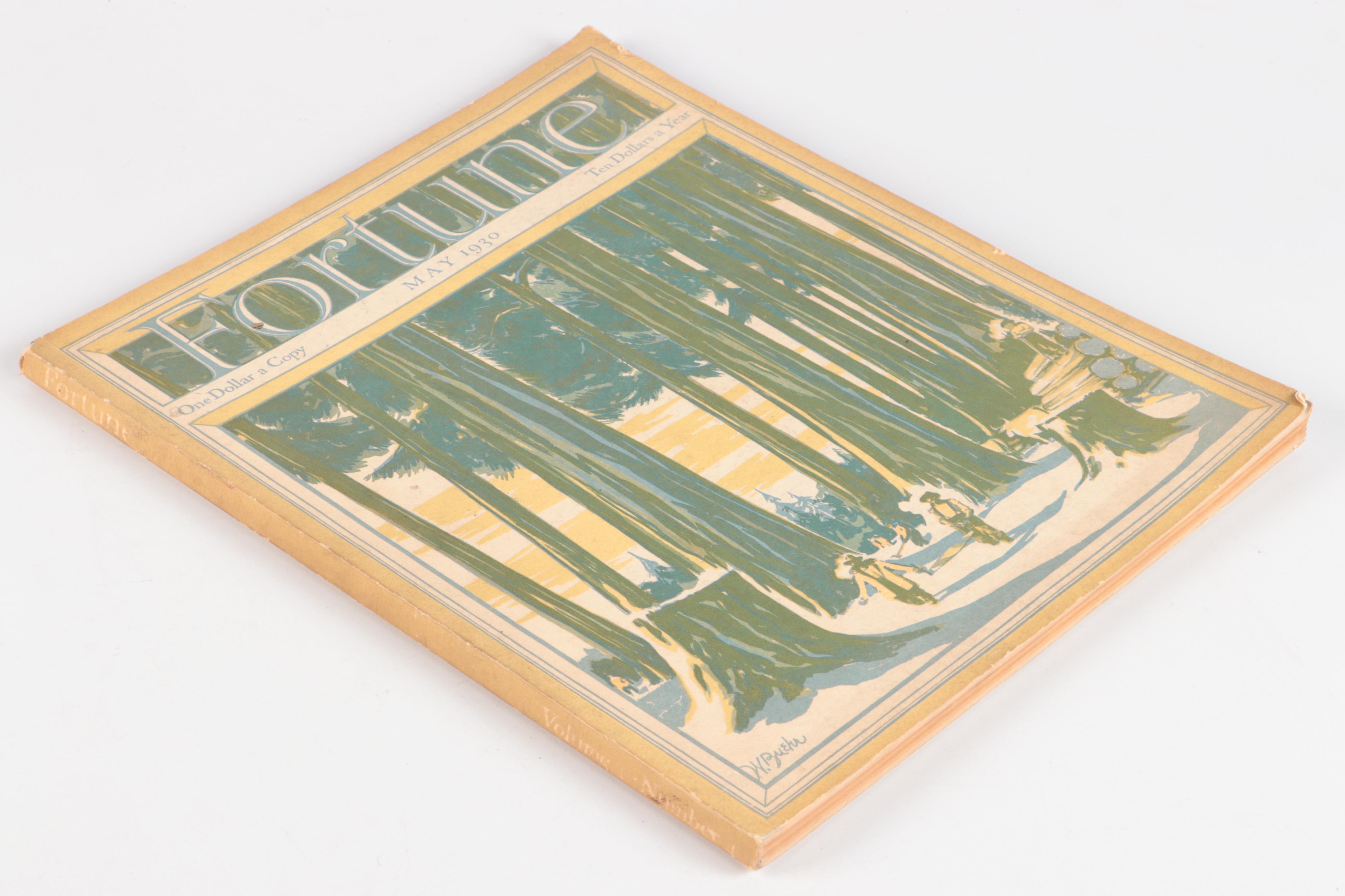 Illustrated "Fortune" Magazine Issues, 1930