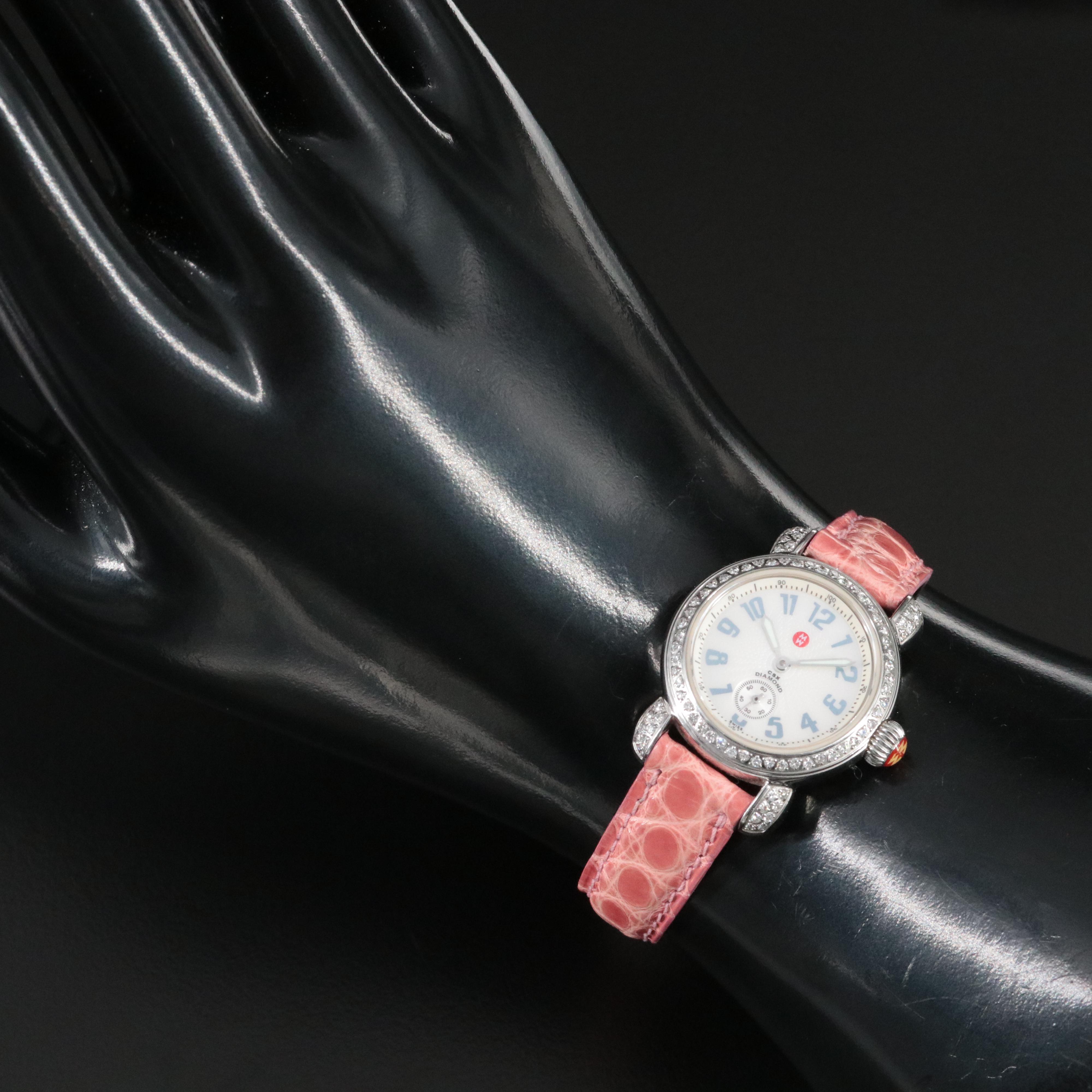 Michele Petite CSX Diamond Watch