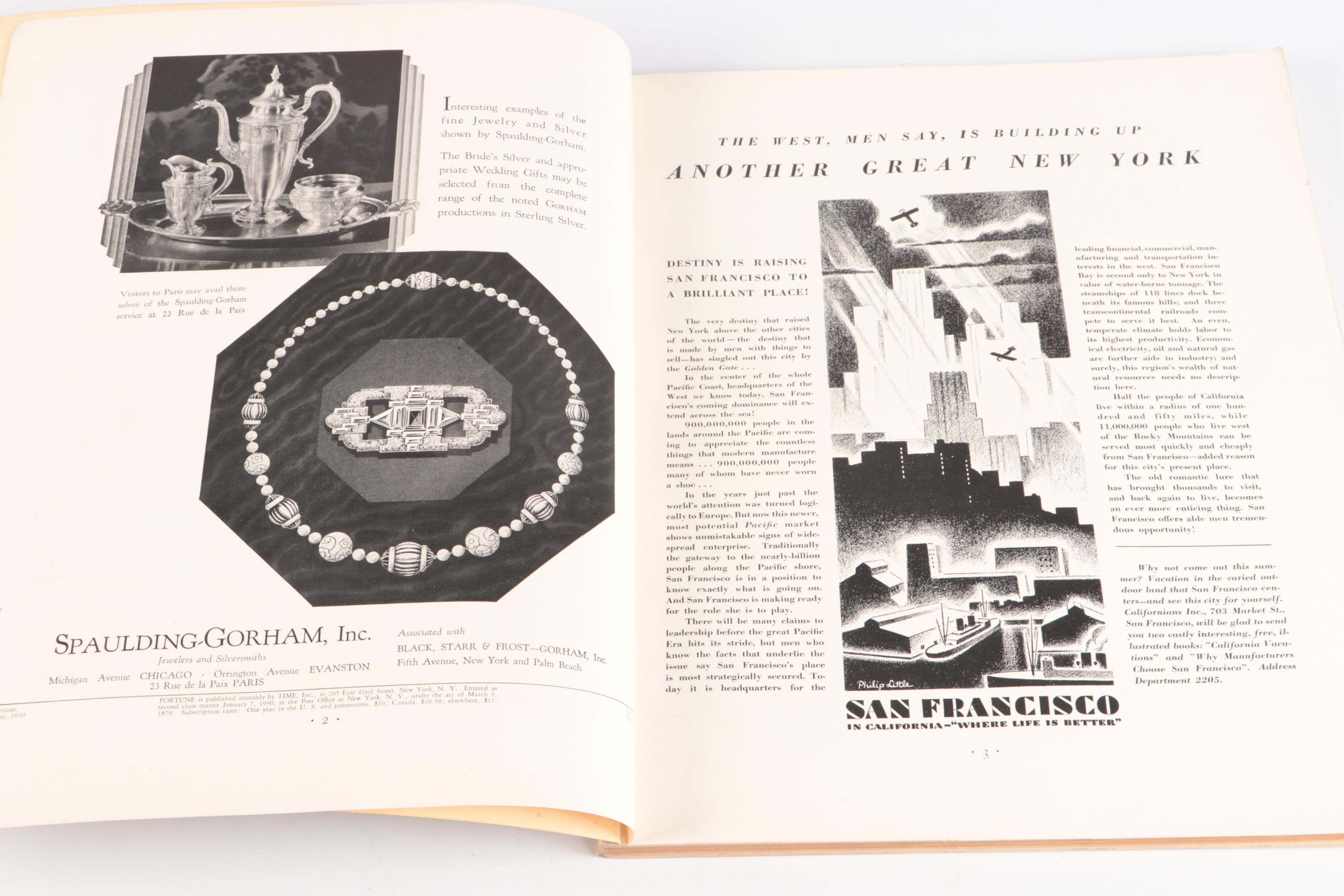 Illustrated "Fortune" Magazine Issues, 1930