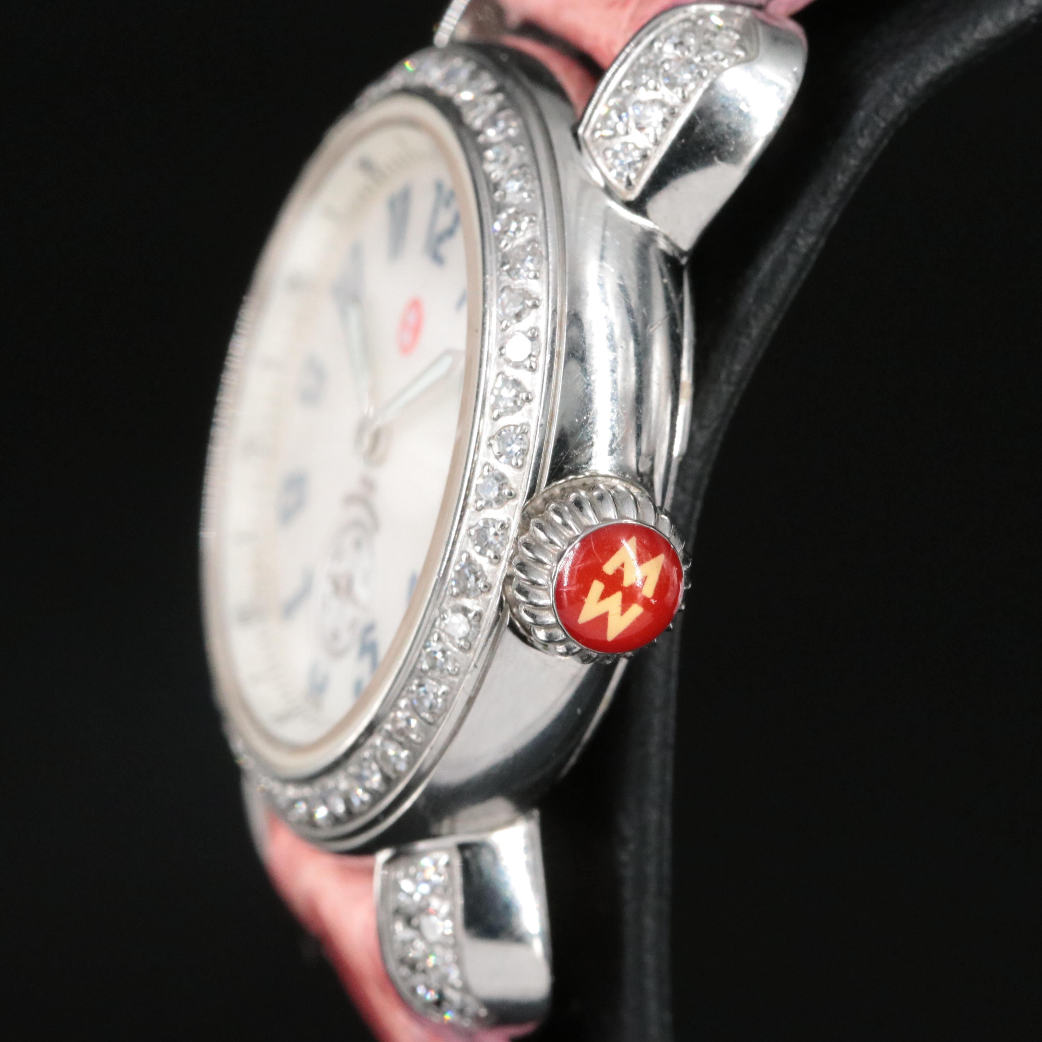 Michele Petite CSX Diamond Watch