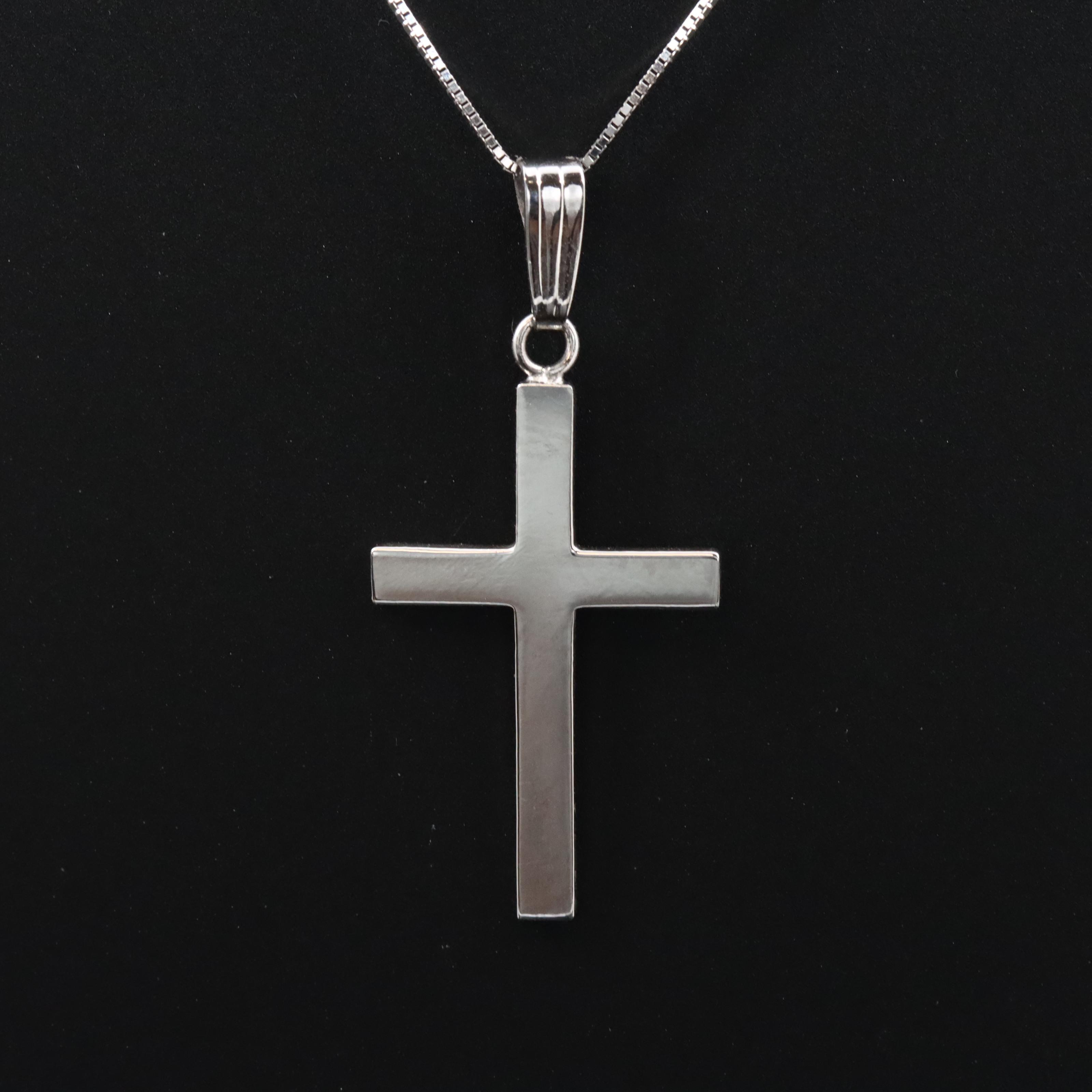14K Cross Pendant Necklace