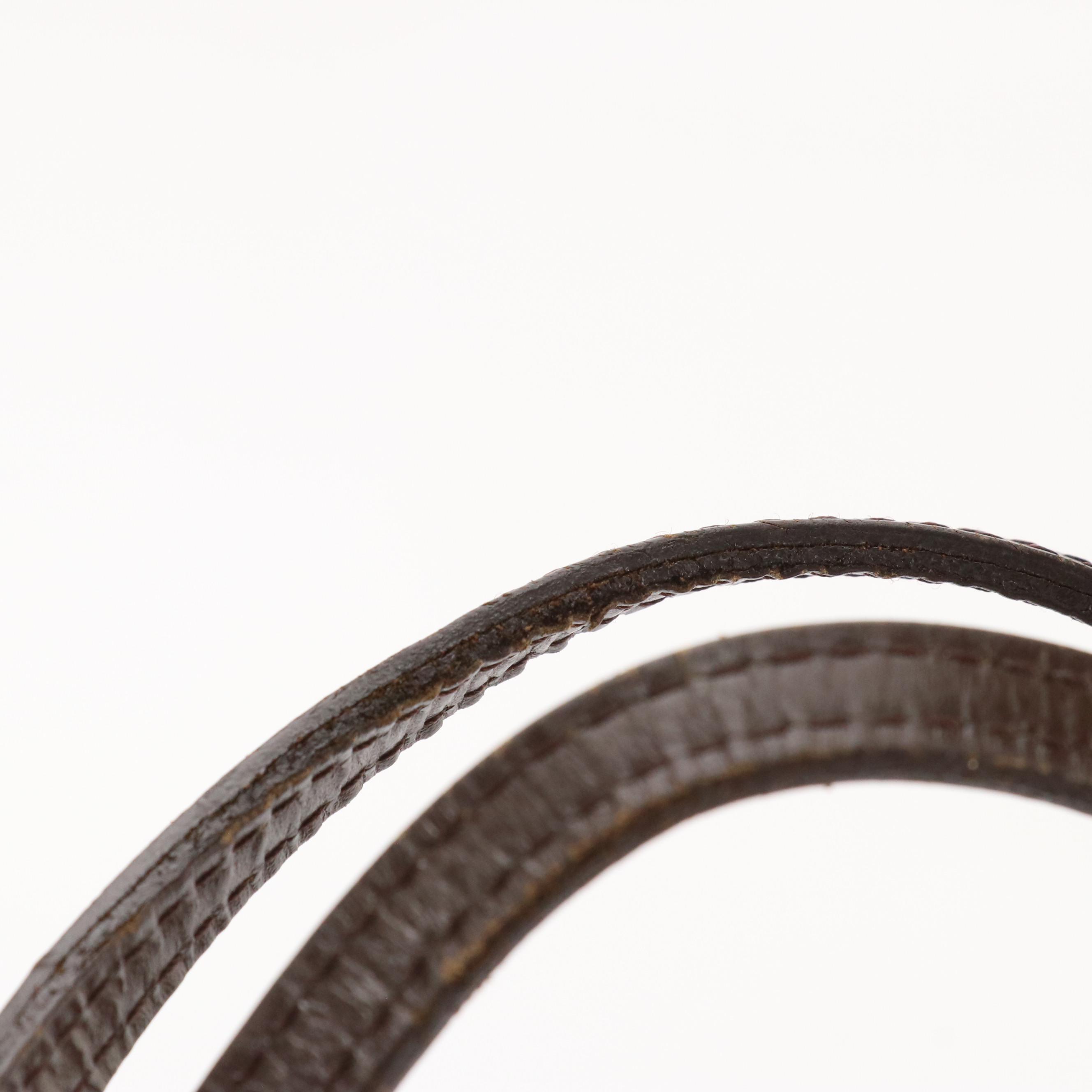 Louis Vuitton Neverfull PM Shoulder Tote Bag in Damier Ebene Canvas and Leather