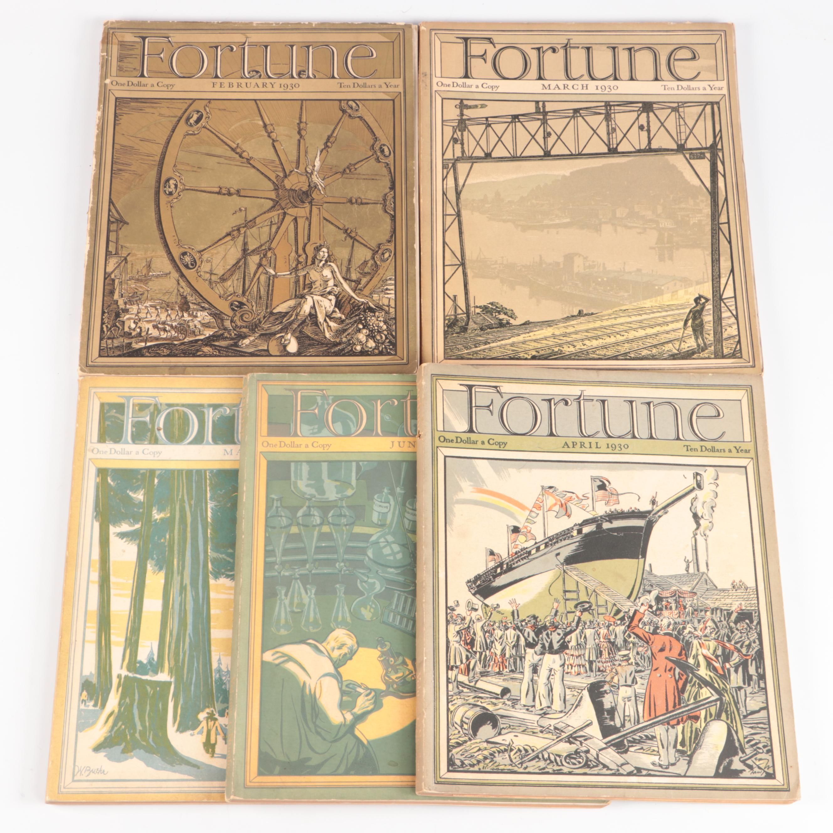 Illustrated "Fortune" Magazine Issues, 1930