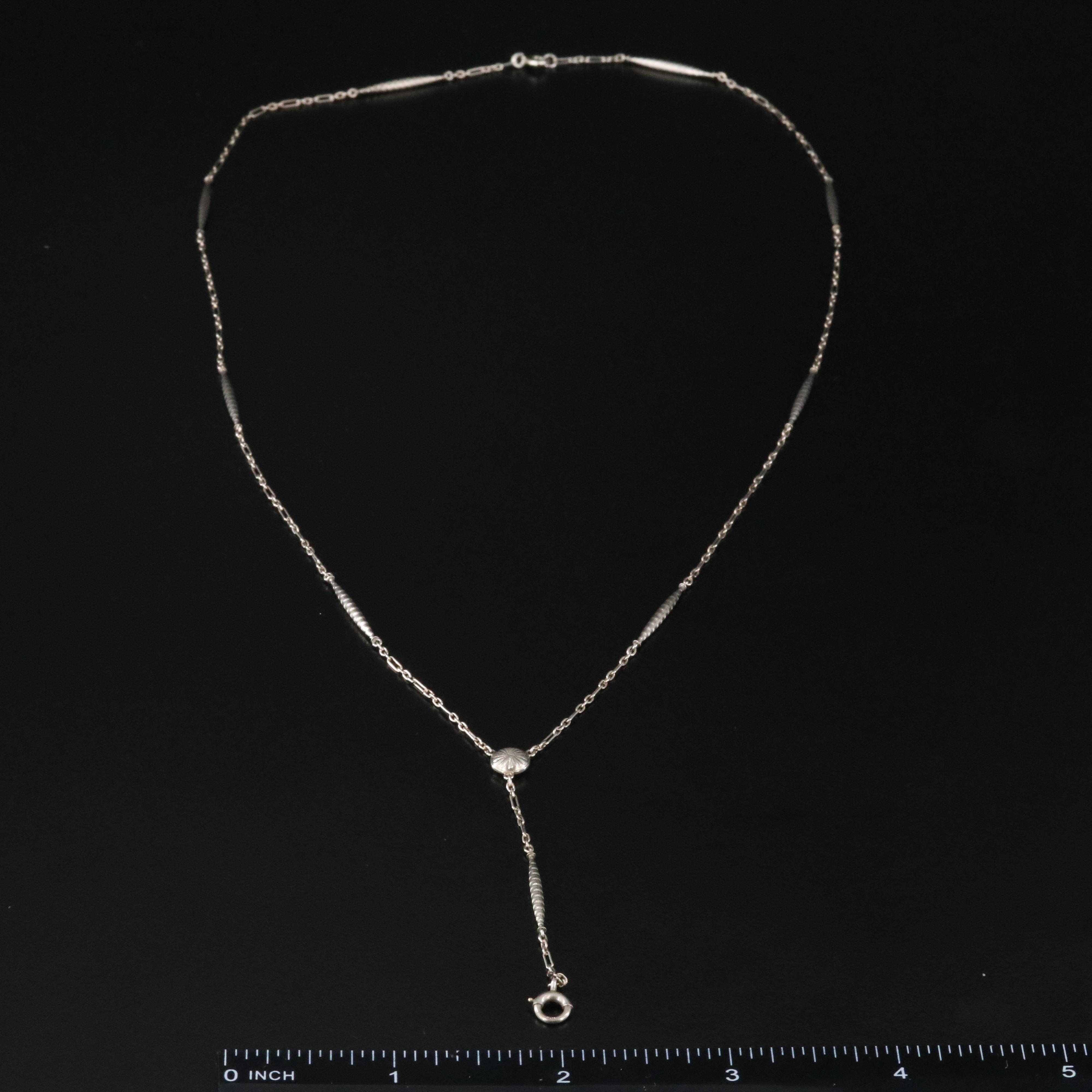 Vintage 14K Station Guard Chain