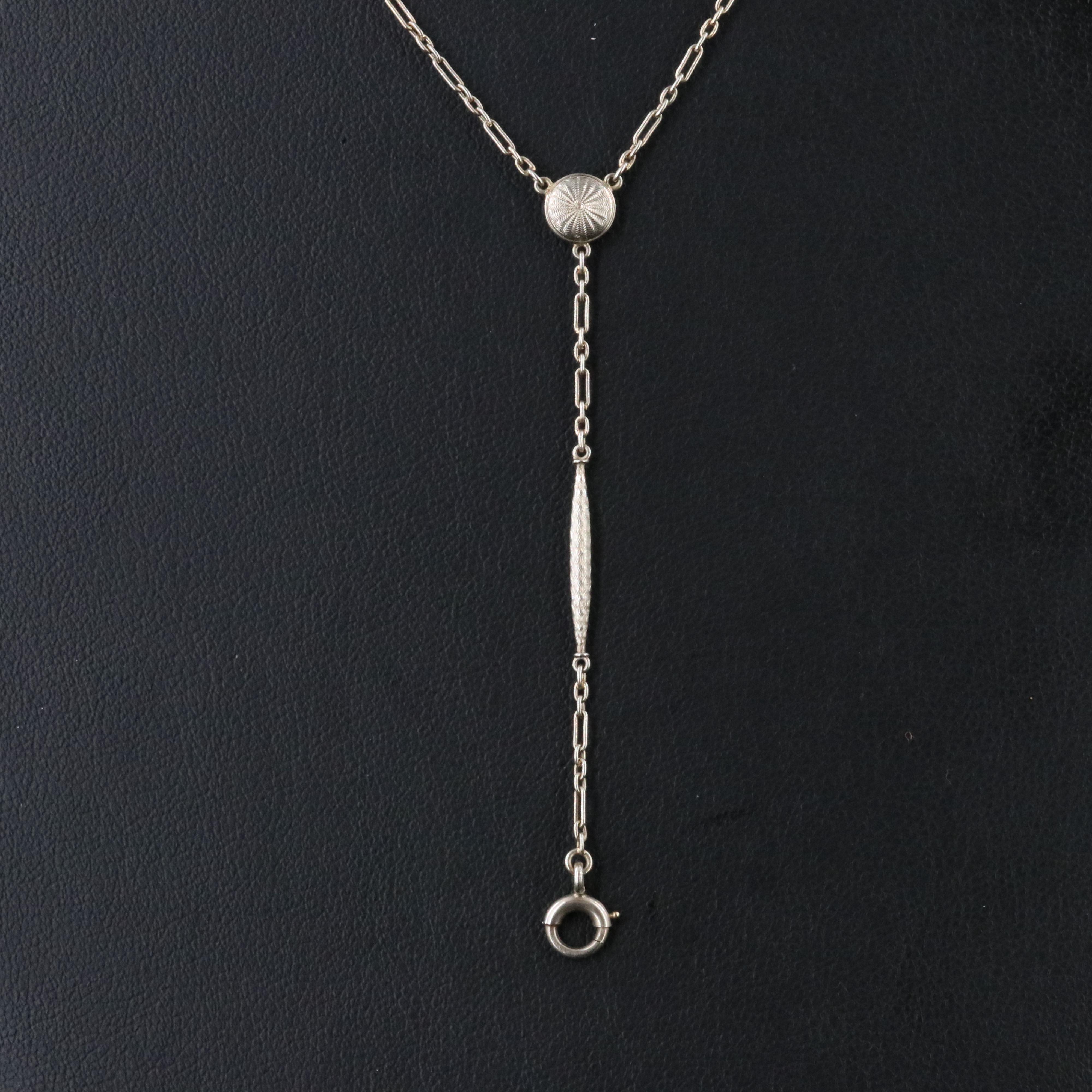 Vintage 14K Station Guard Chain