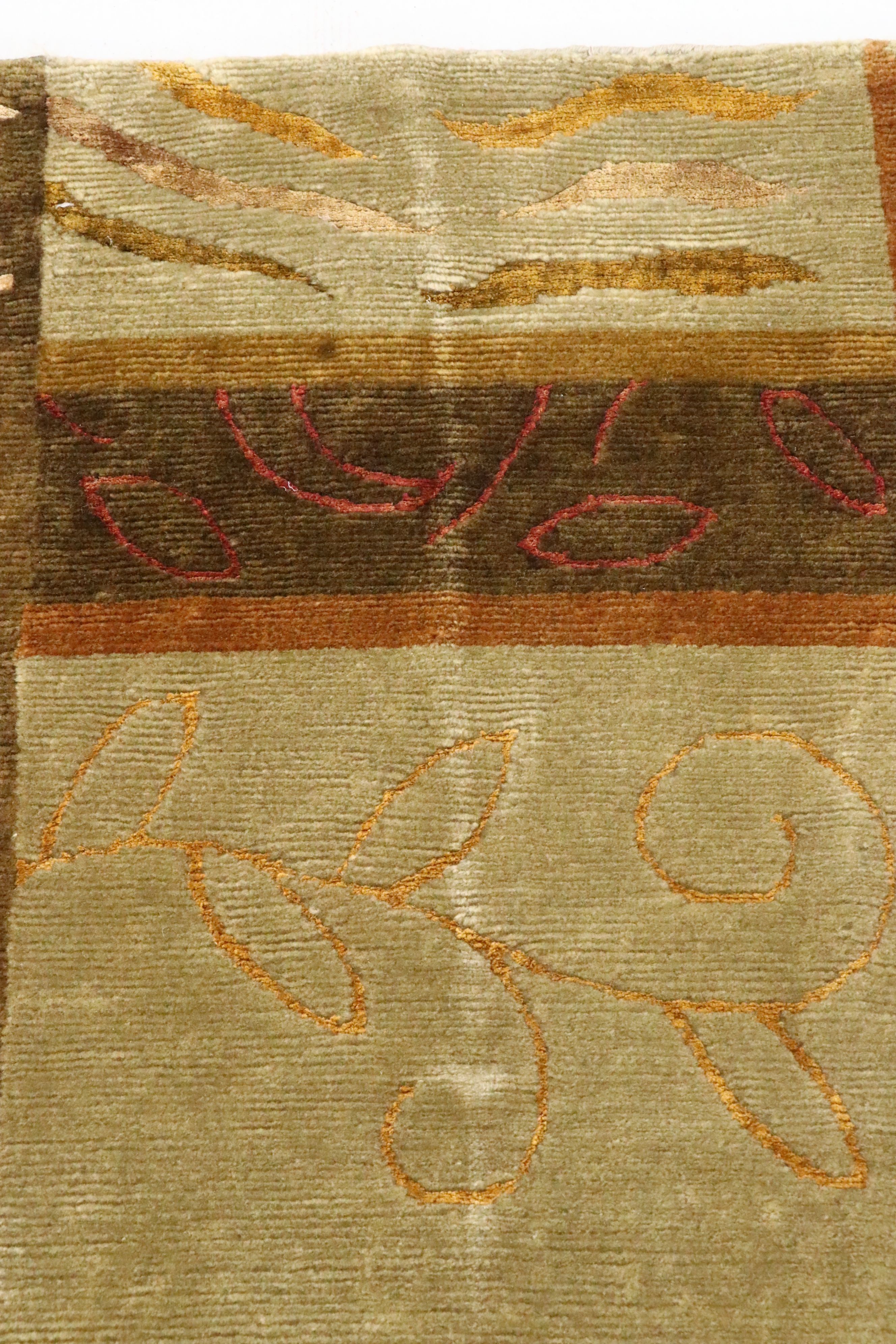 2'5 x 11'10 Hand-Knotted Nepalese Contemporary Carpet Runner