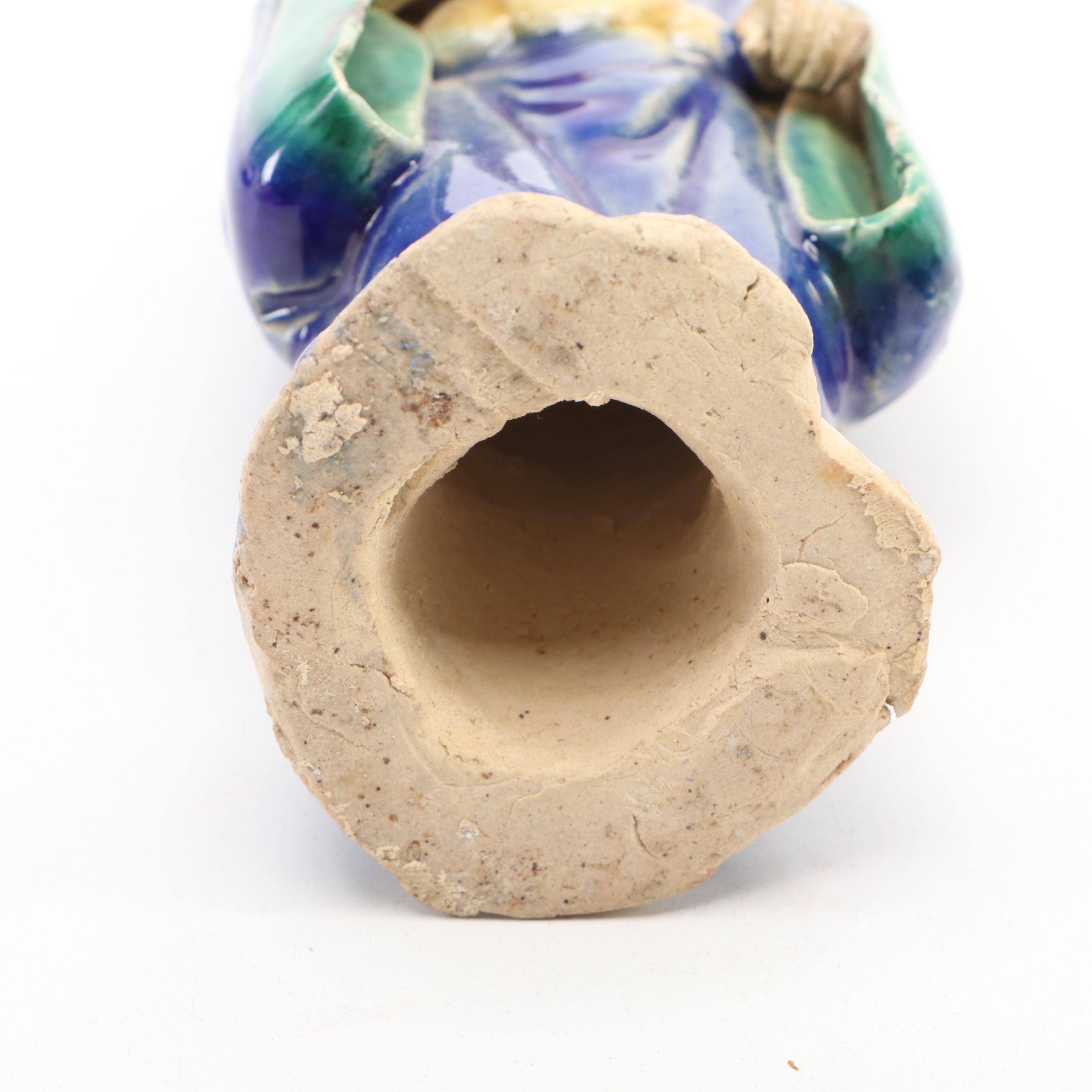 Chinese Shiwan-Ware Hand-Painted Figurines