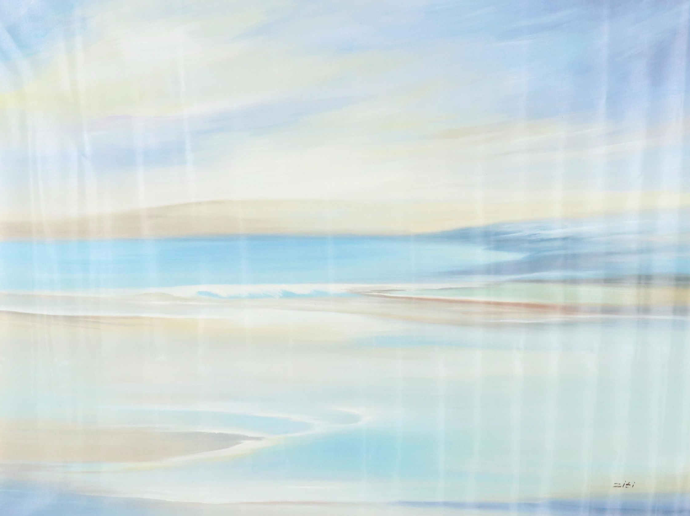 N. Ming Landscape Oil Painting, 21st Century