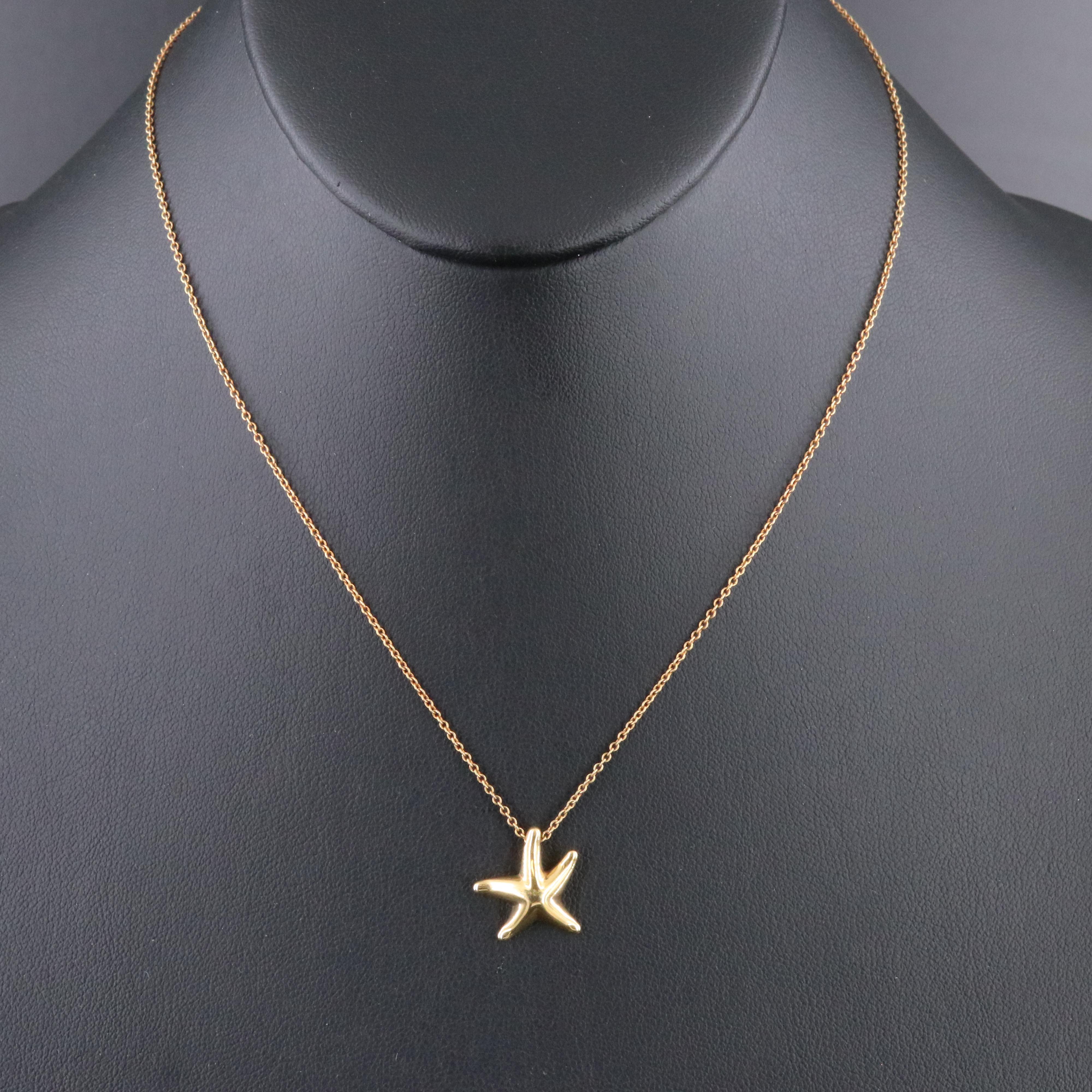 Elsa Peretti for Tiffany & Co. 18K Starfish Necklace