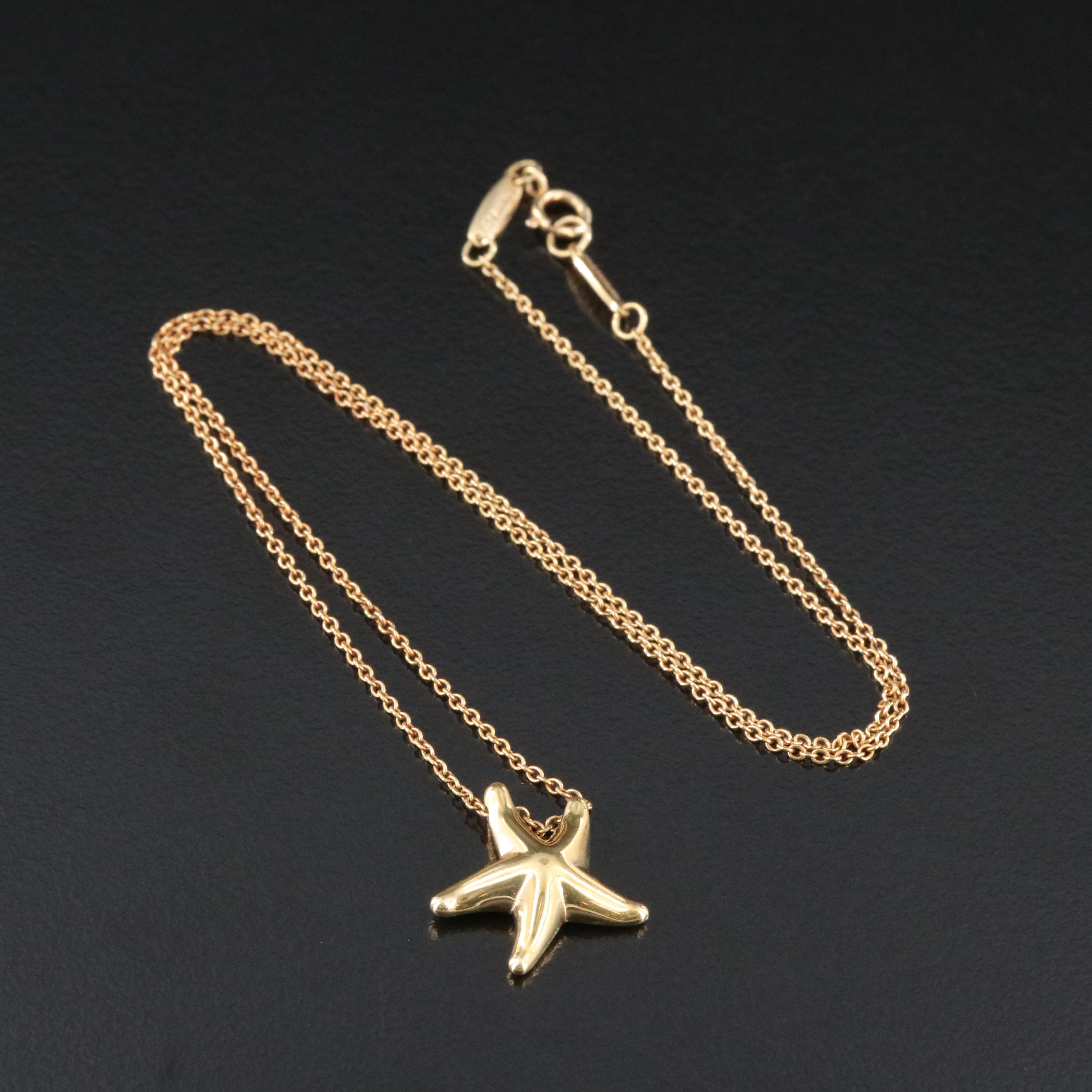 Elsa Peretti for Tiffany & Co. 18K Starfish Necklace