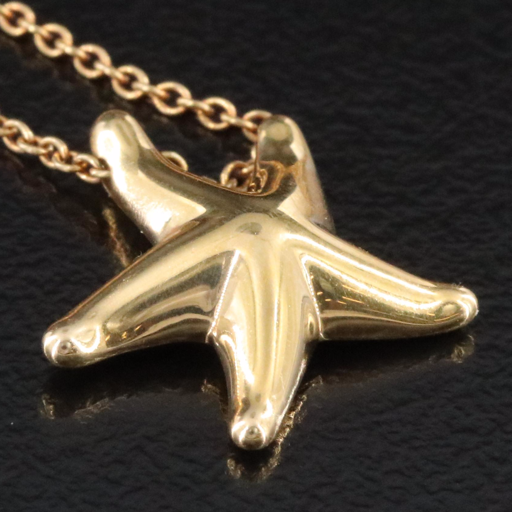 Elsa Peretti for Tiffany & Co. 18K Starfish Necklace