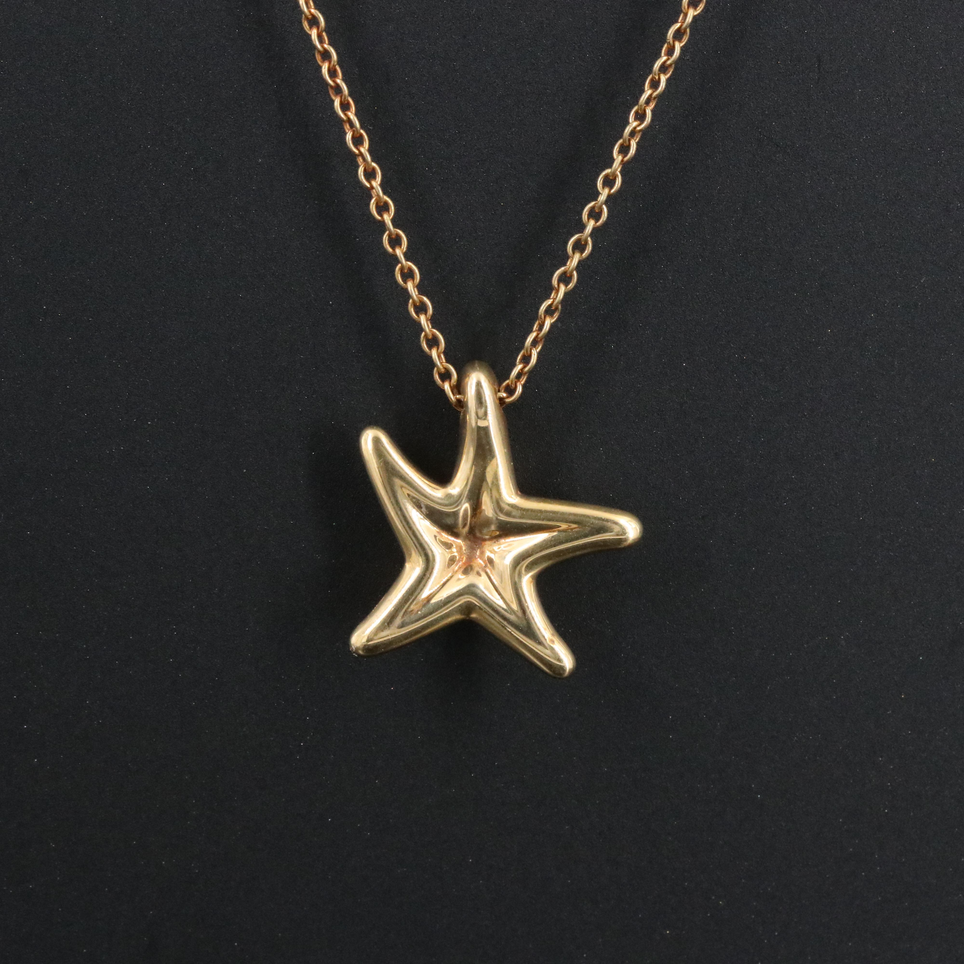 Elsa Peretti for Tiffany & Co. 18K Starfish Necklace