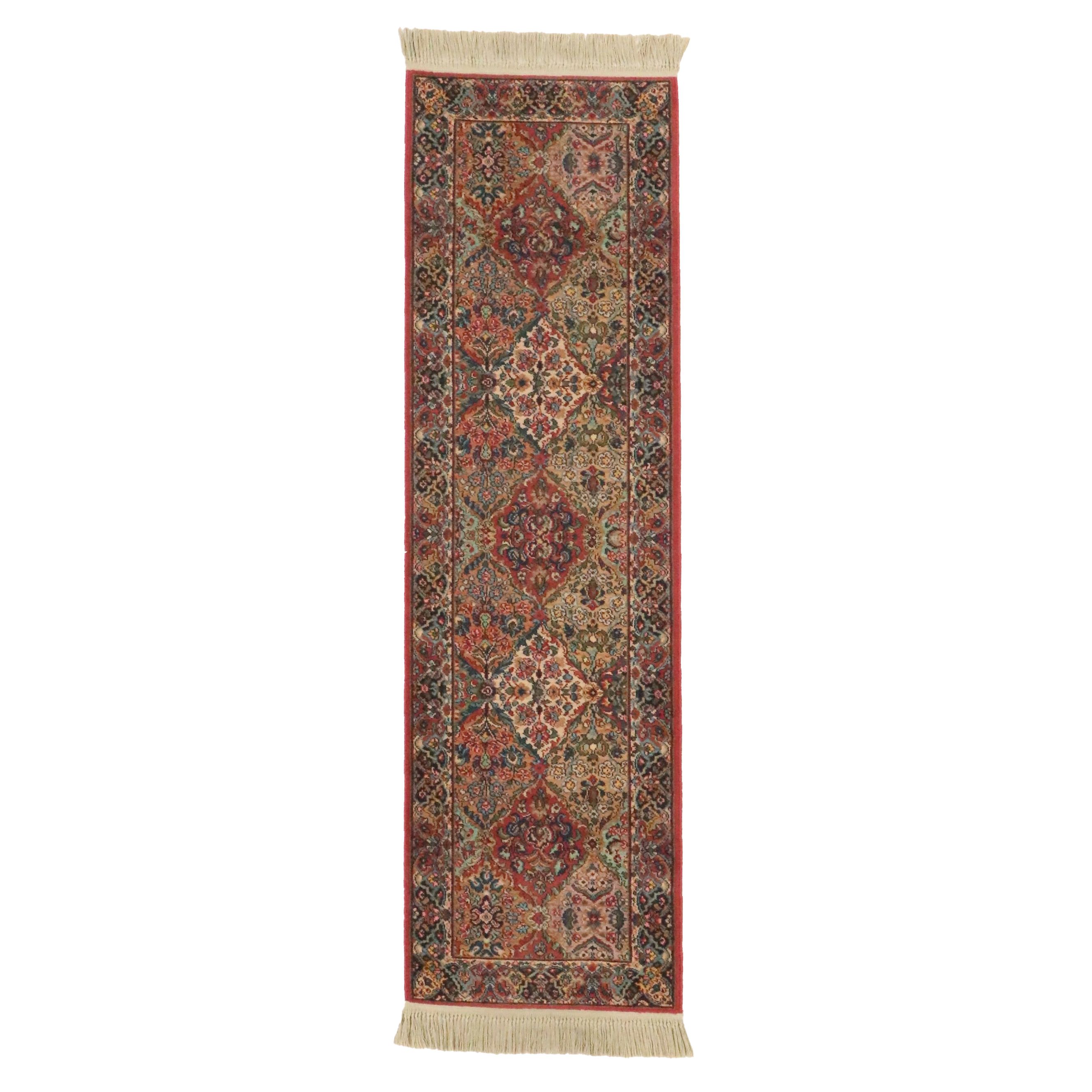 2'7 x 9'4 Machine Made Karastan "Kirman" Carpet Runner