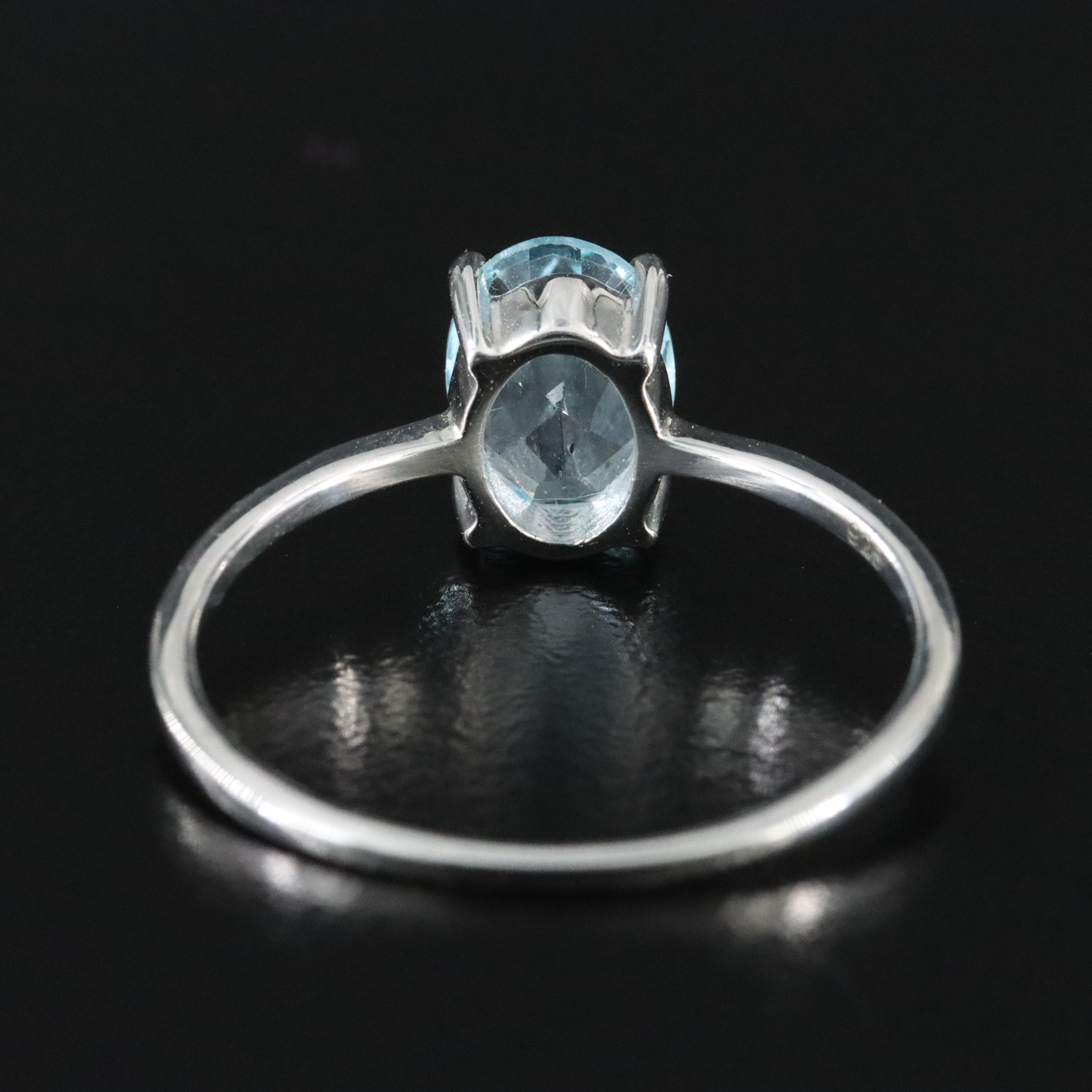 Sterling Sky Blue Topaz Ring