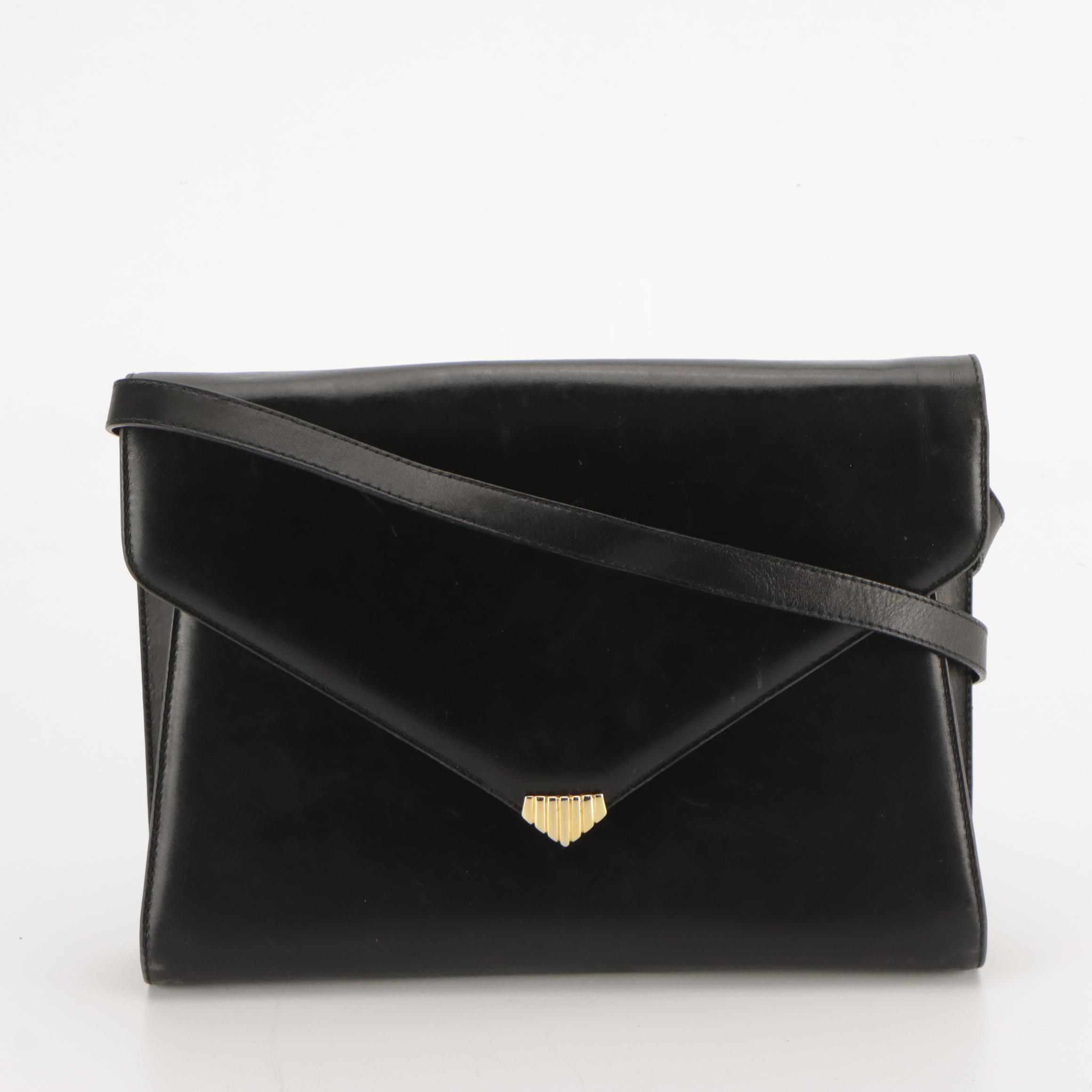 Salvatore Ferragamo Leather Envelope Flap Clutch/Shoulder Bag and Worth Tote