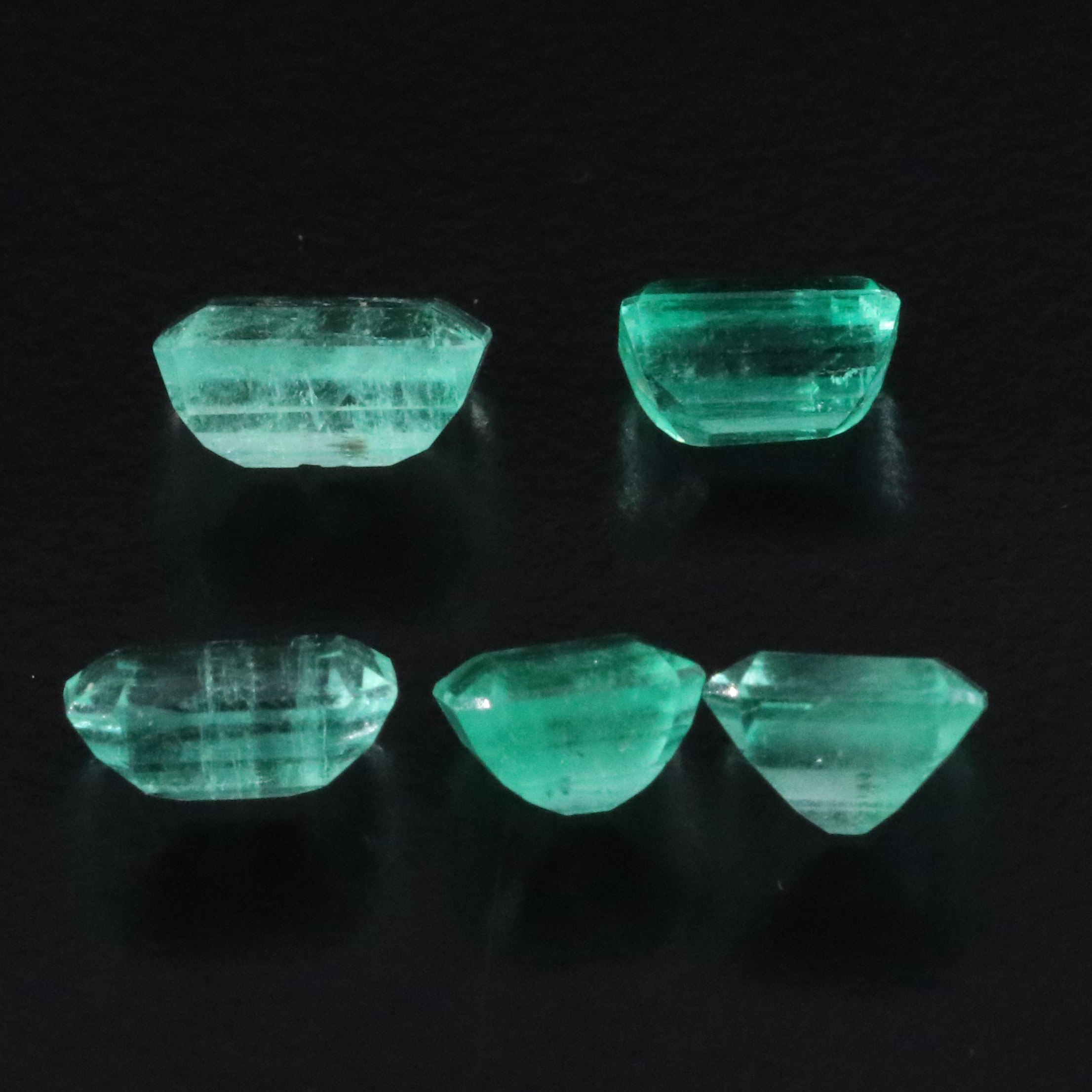 Loose 8.61 CTW Emeralds
