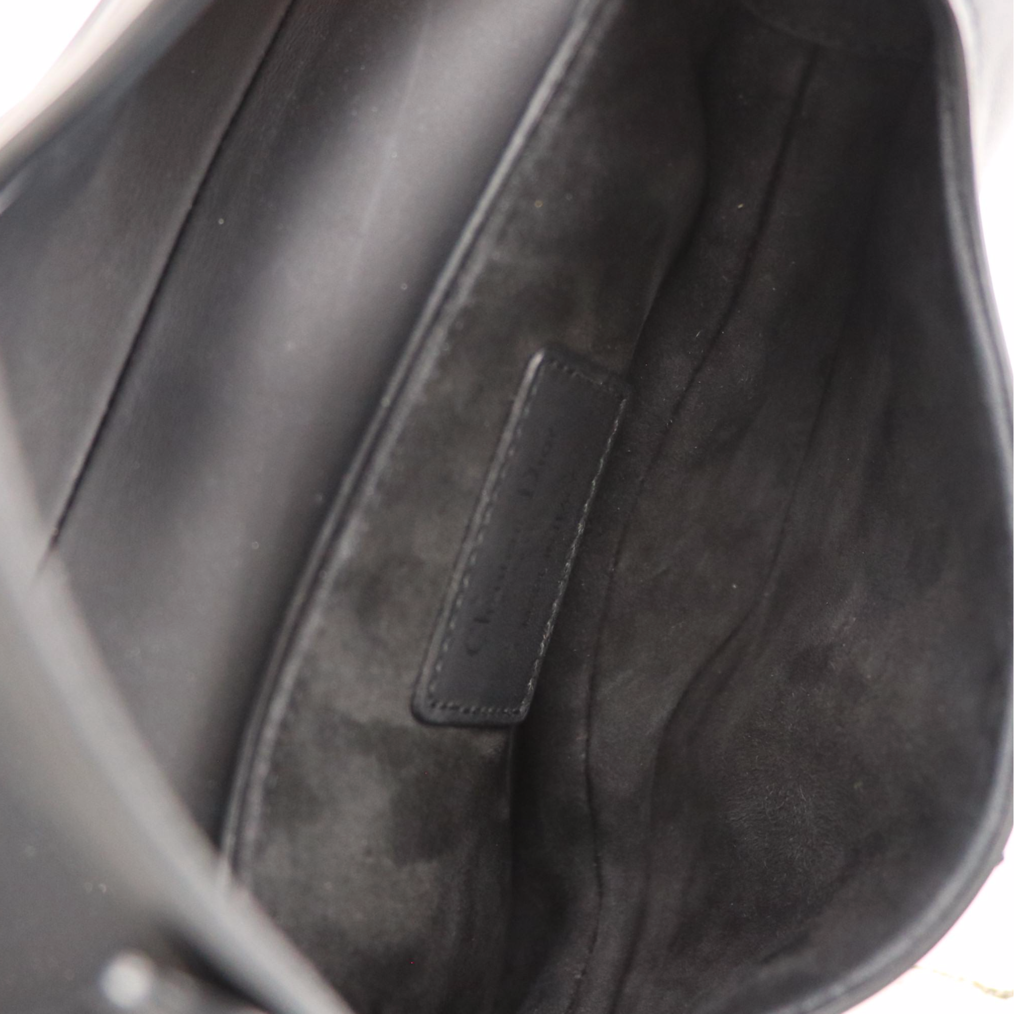 Christian Dior Leather Mini Saddle Bag