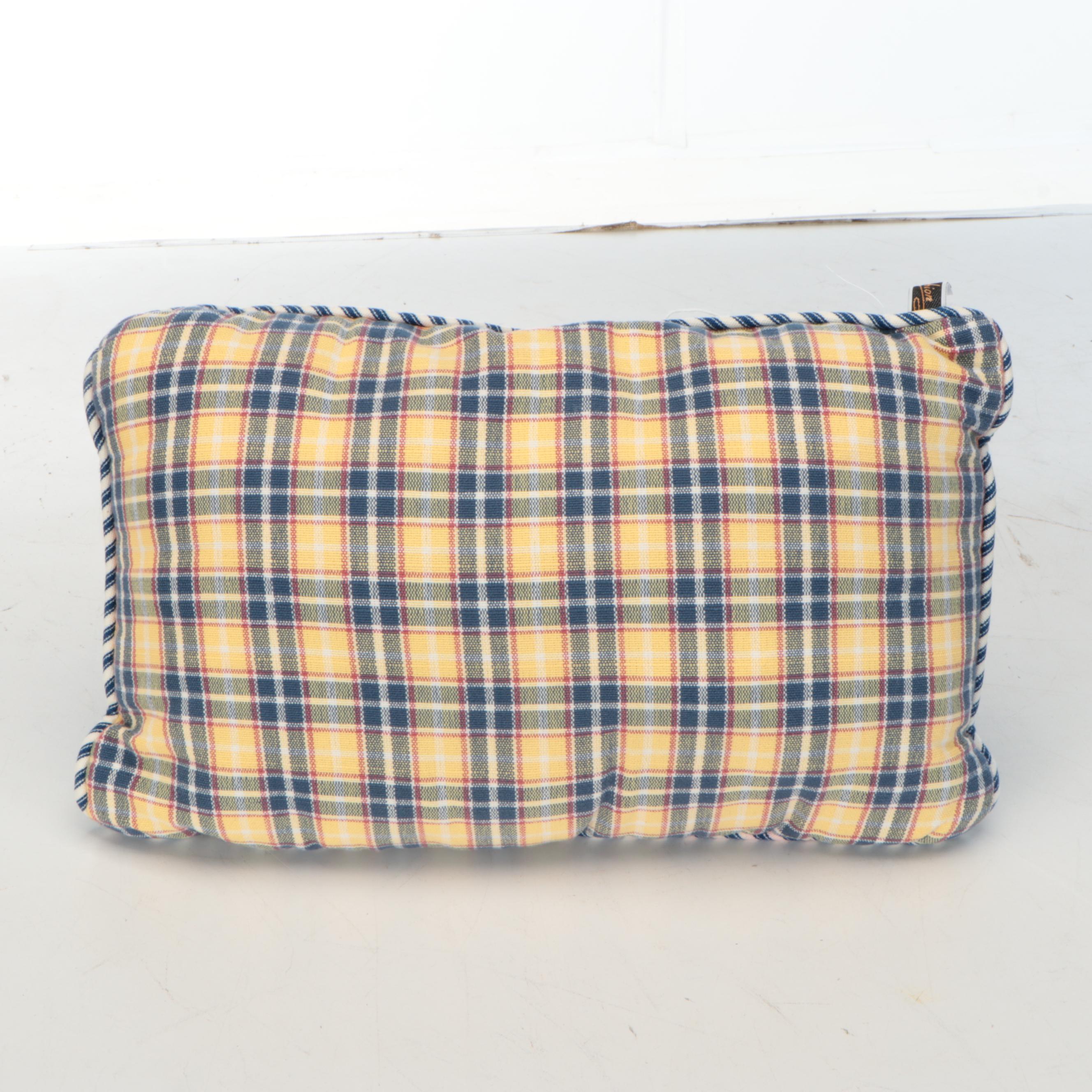 Blue Accent Pillow Collection with Ecuadorian Alpaca Blend Blanket