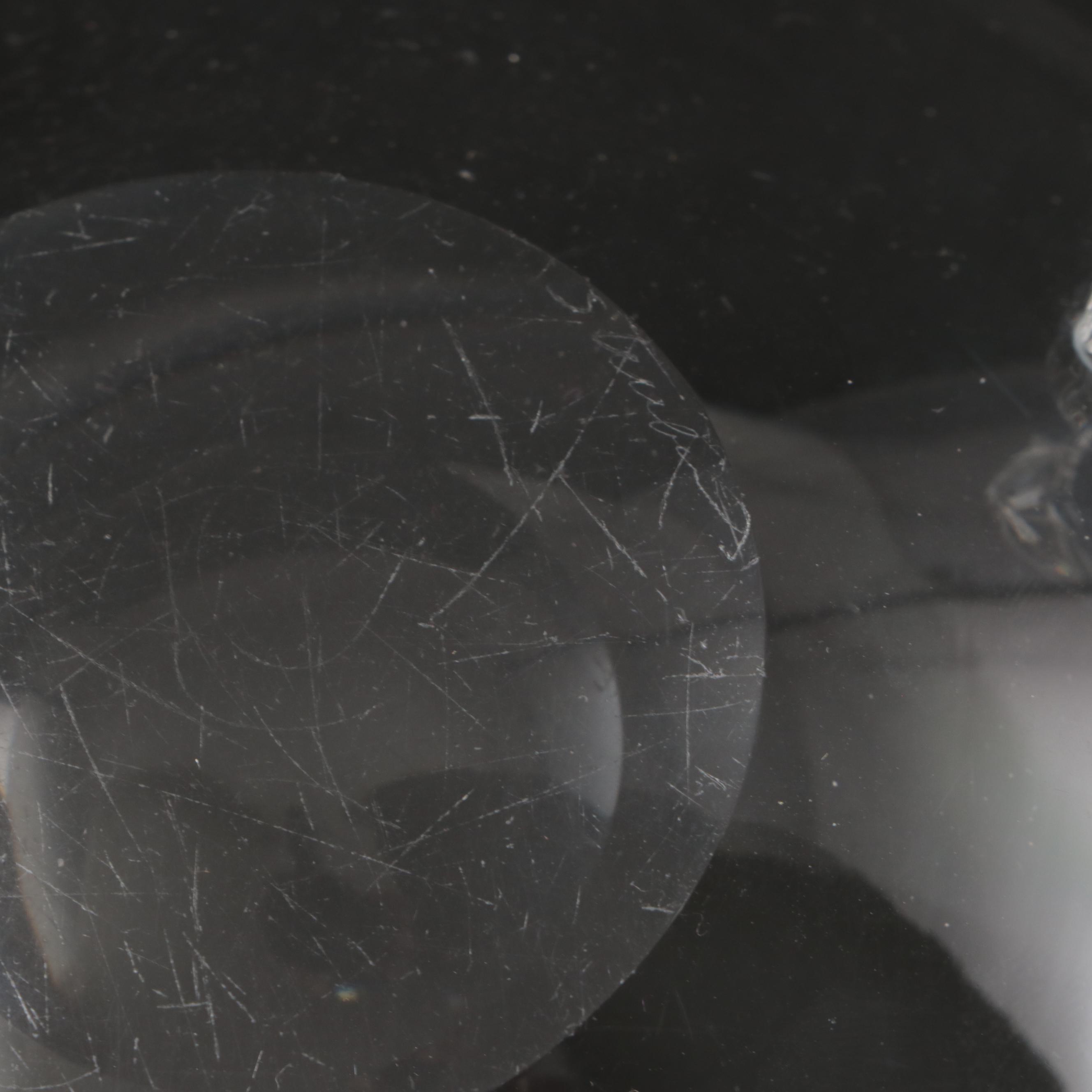 Steuben Art Glass Bowl and Tidbit Tray