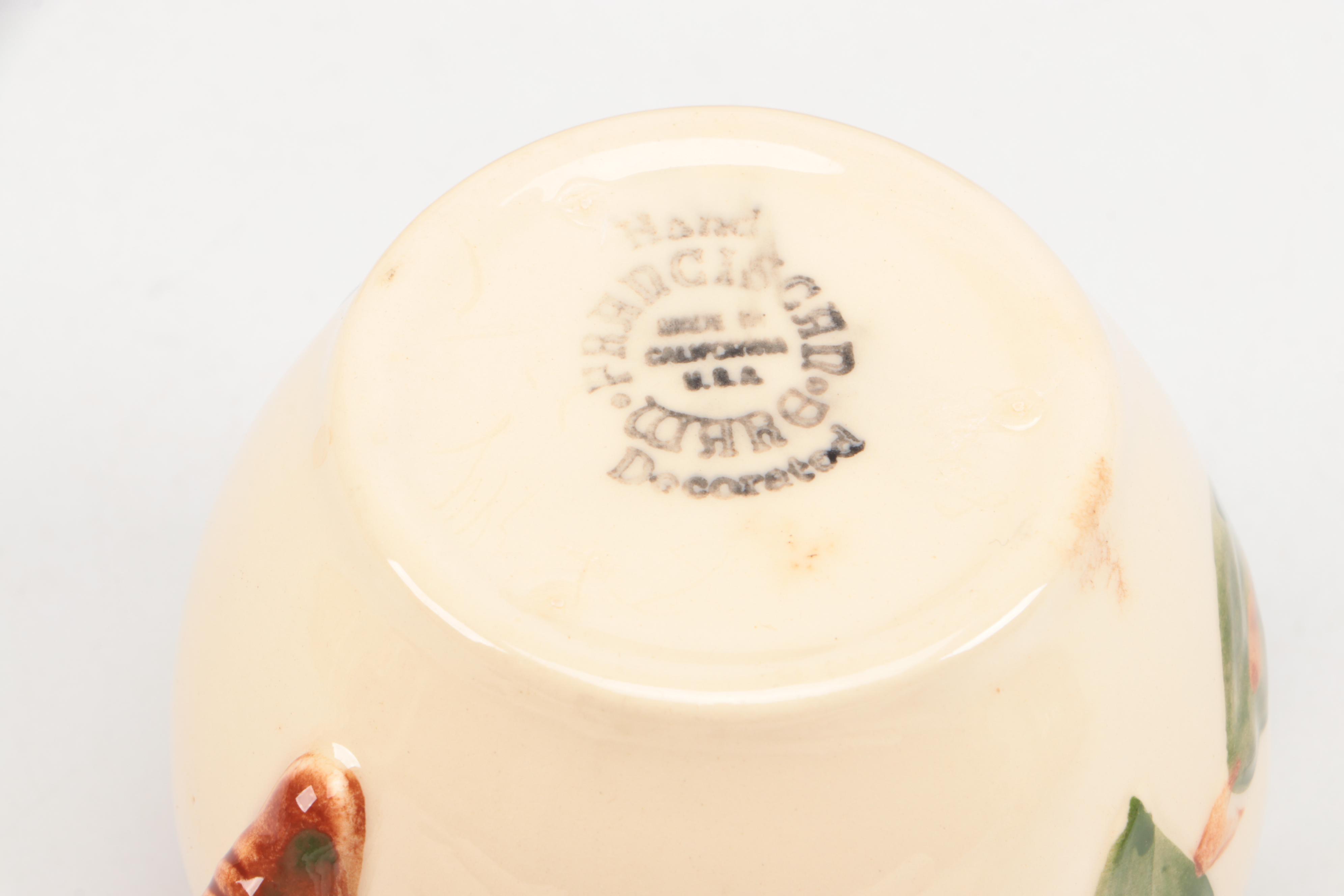 Franciscan "Apple" Ceramic Dinnerware with Cotton Table Linens