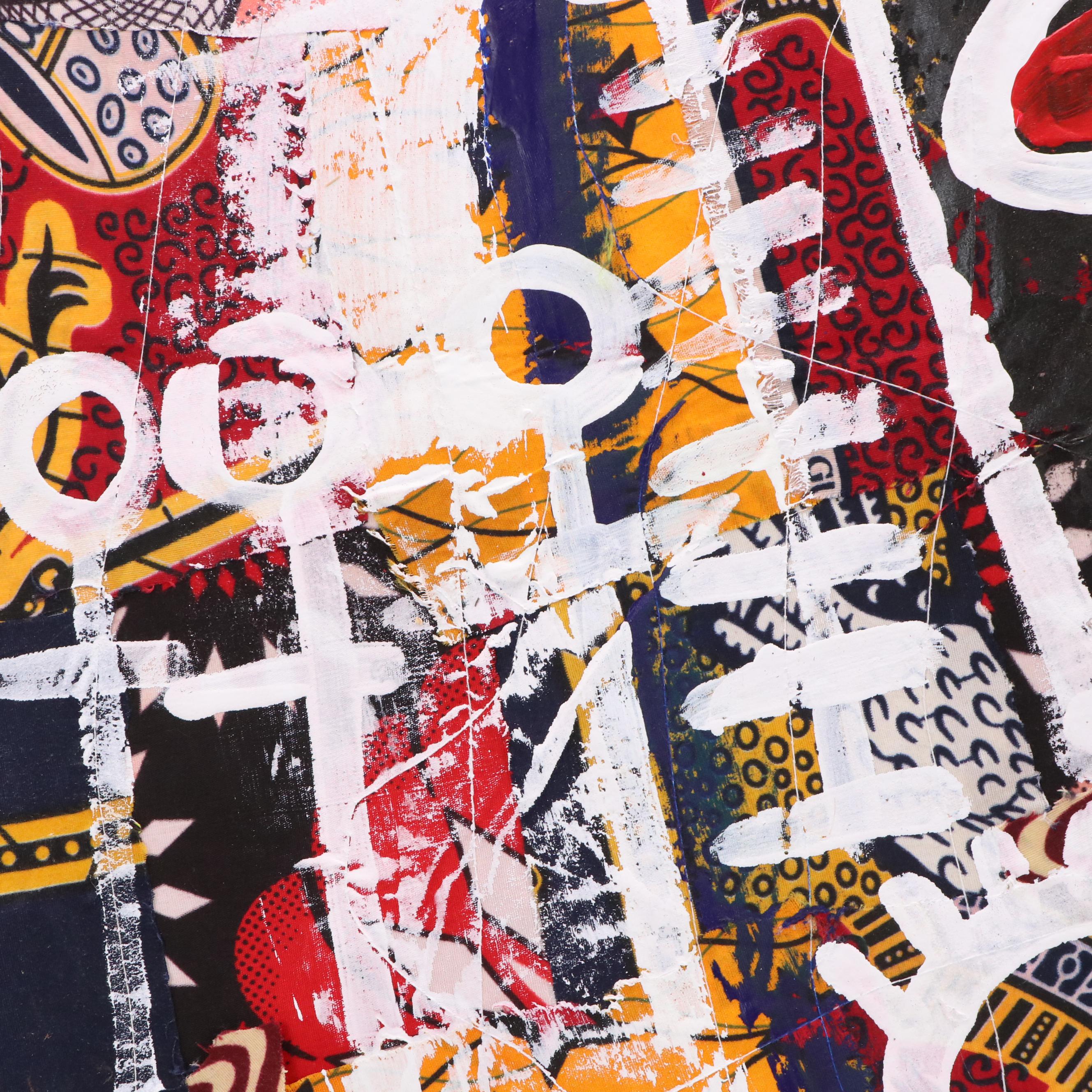 Abiola Idowu Stylized Portrait Collage "Prayers," 2023