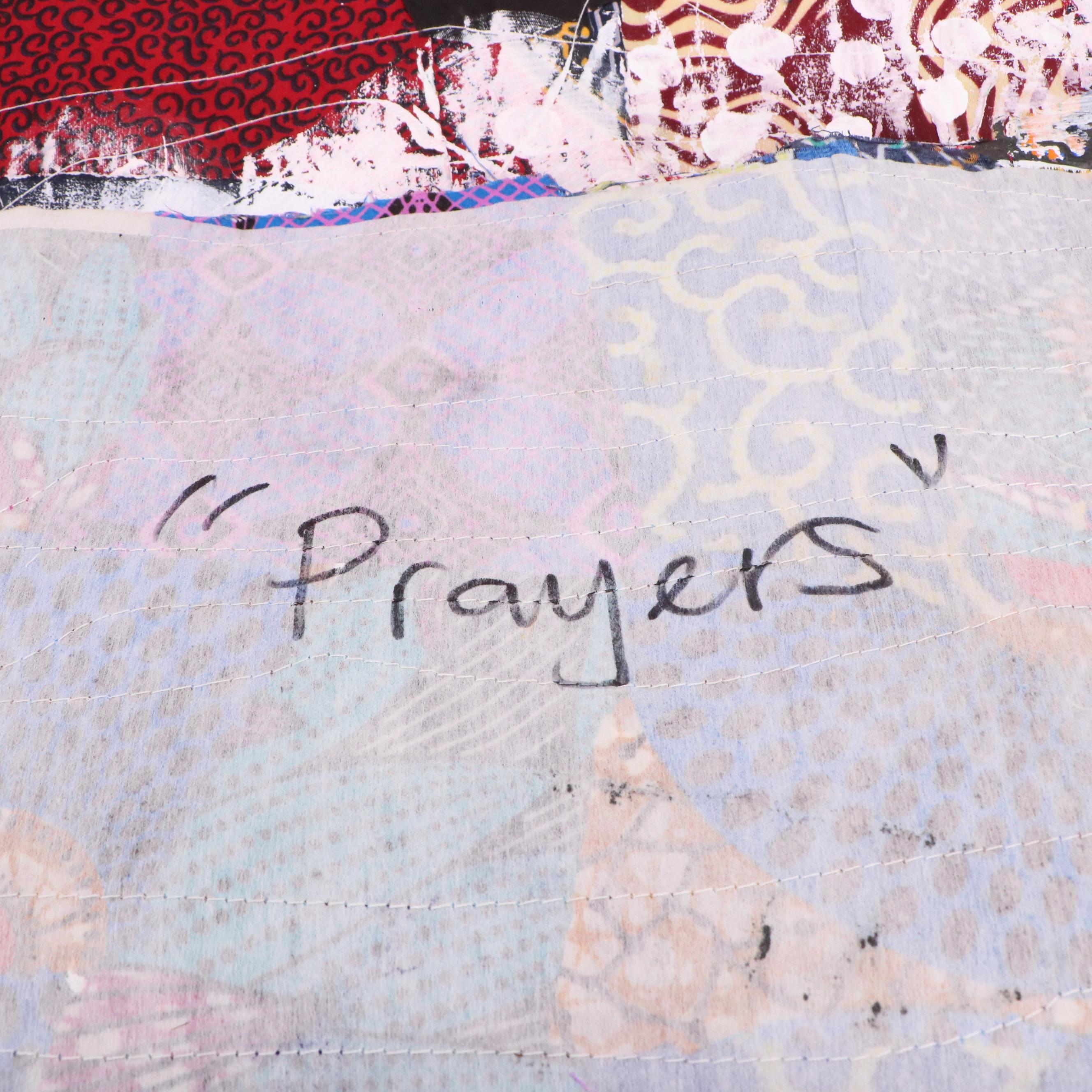 Abiola Idowu Stylized Portrait Collage "Prayers," 2023