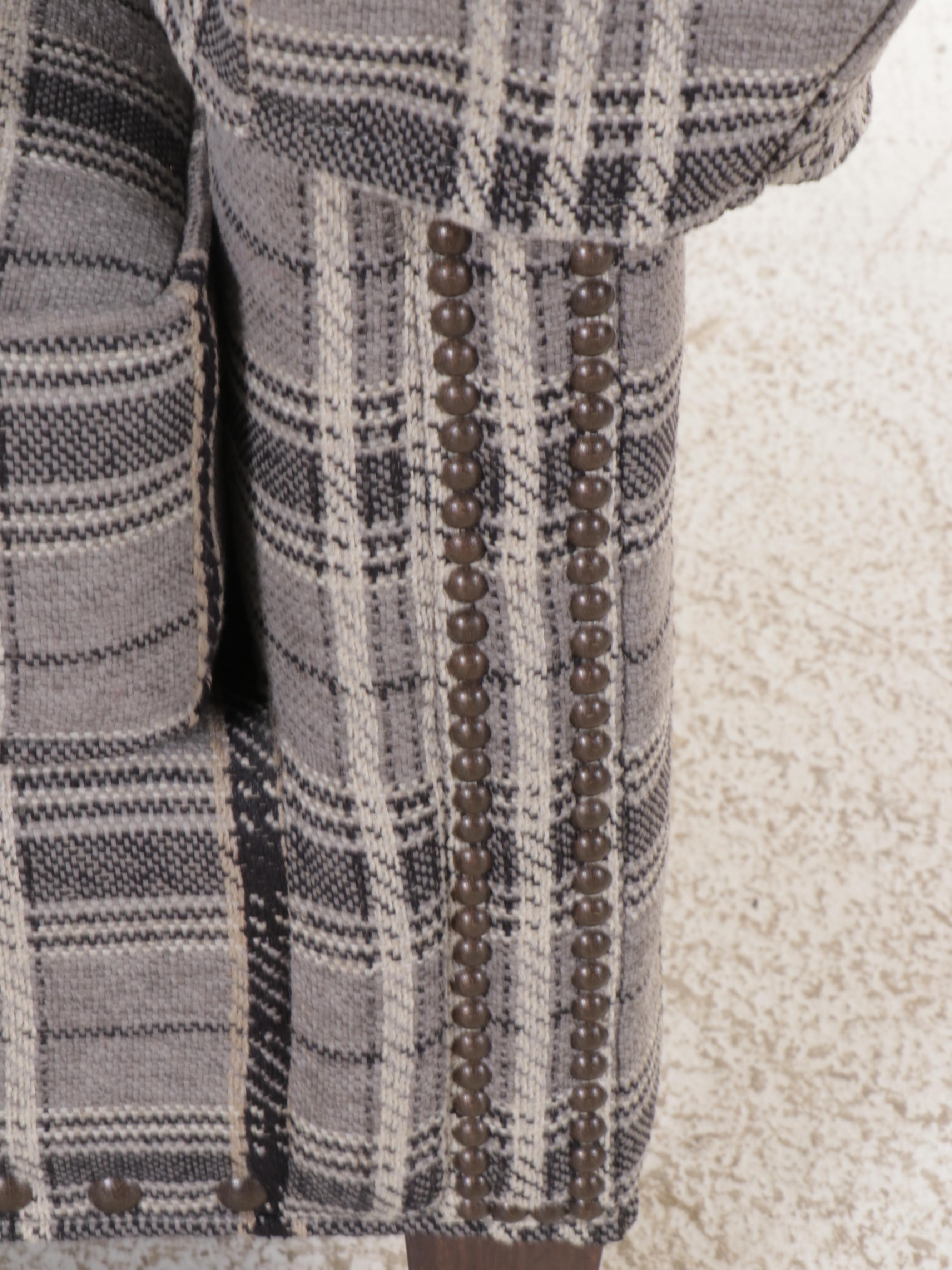 Smith Brothers of  Berne Reclining Armchair and Ottoman, Late 20th Century