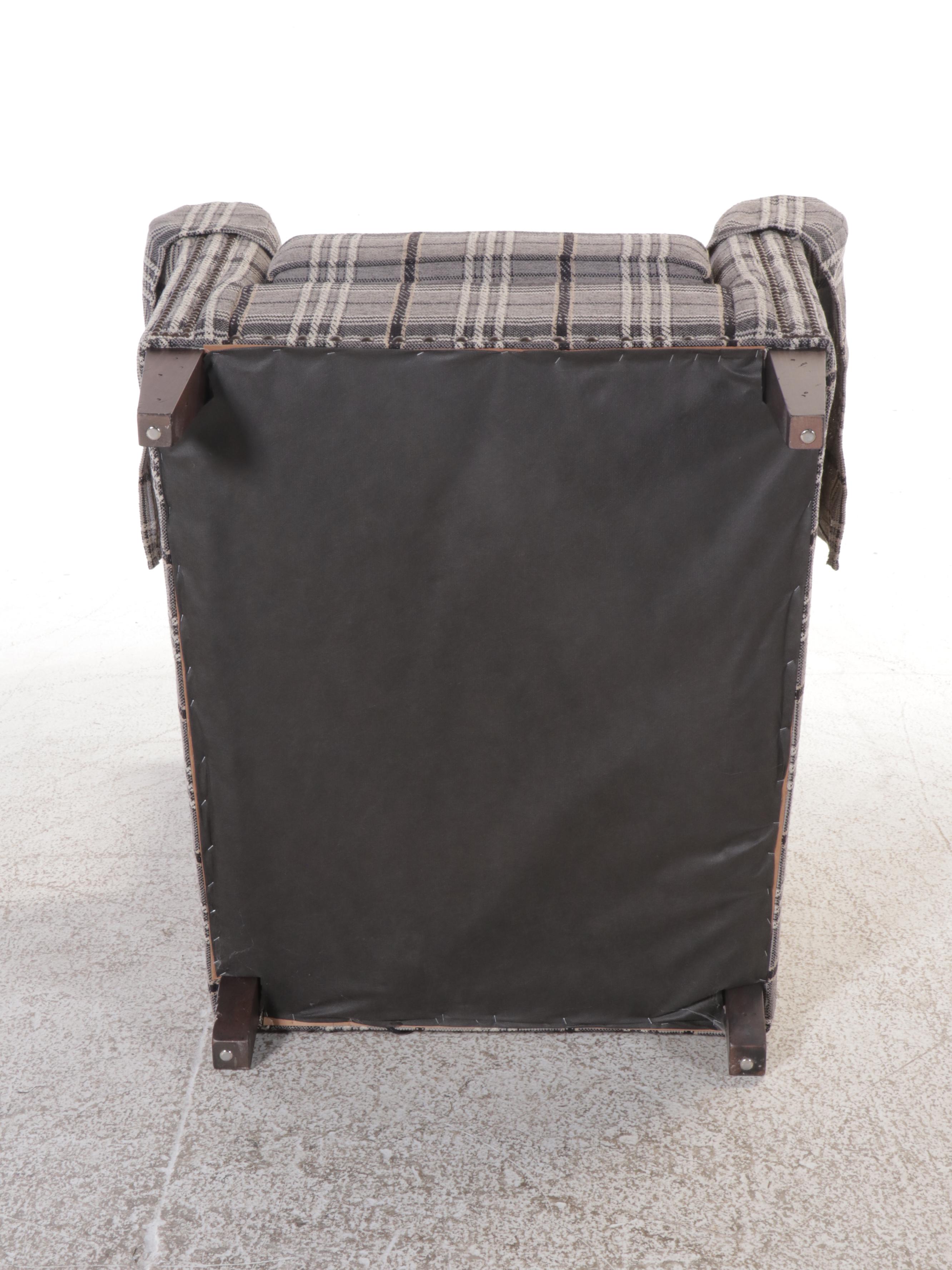 Smith Brothers of  Berne Reclining Armchair and Ottoman, Late 20th Century