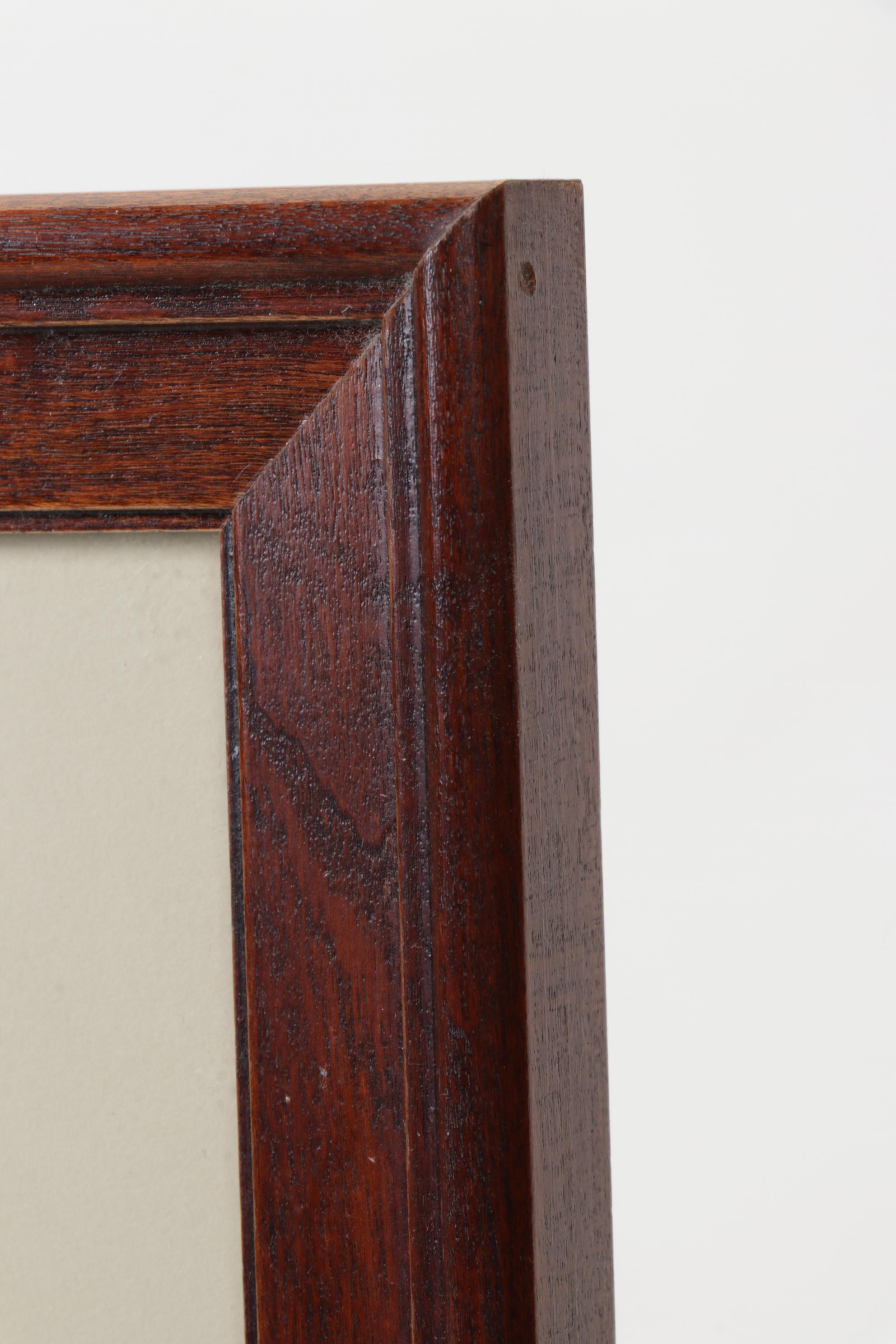 Offset Lithograph of Folk Art Landscape After Linda Nelson Stocks