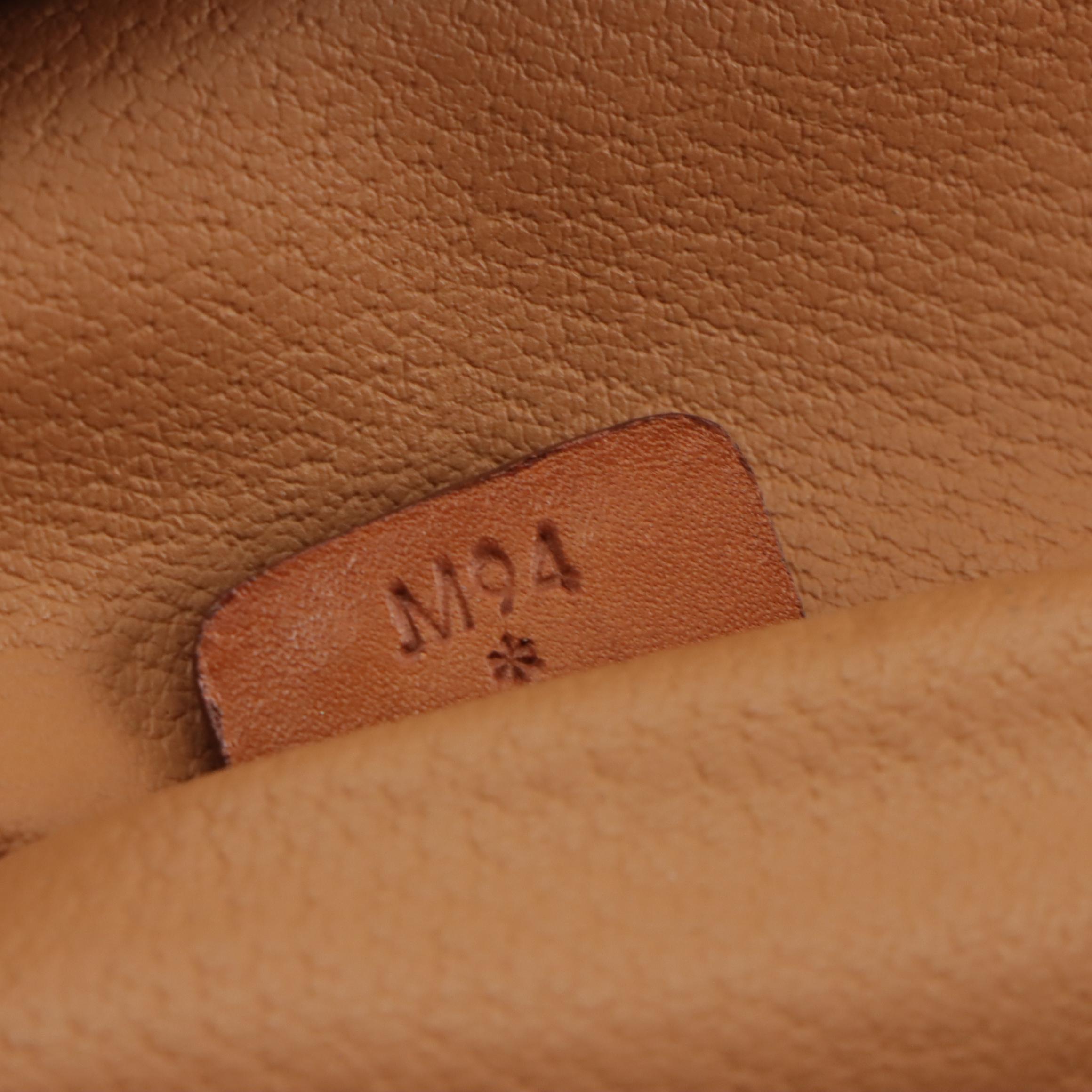 Celine Vanity Top Handle Bag in Macadam Canvas and Leather Trim