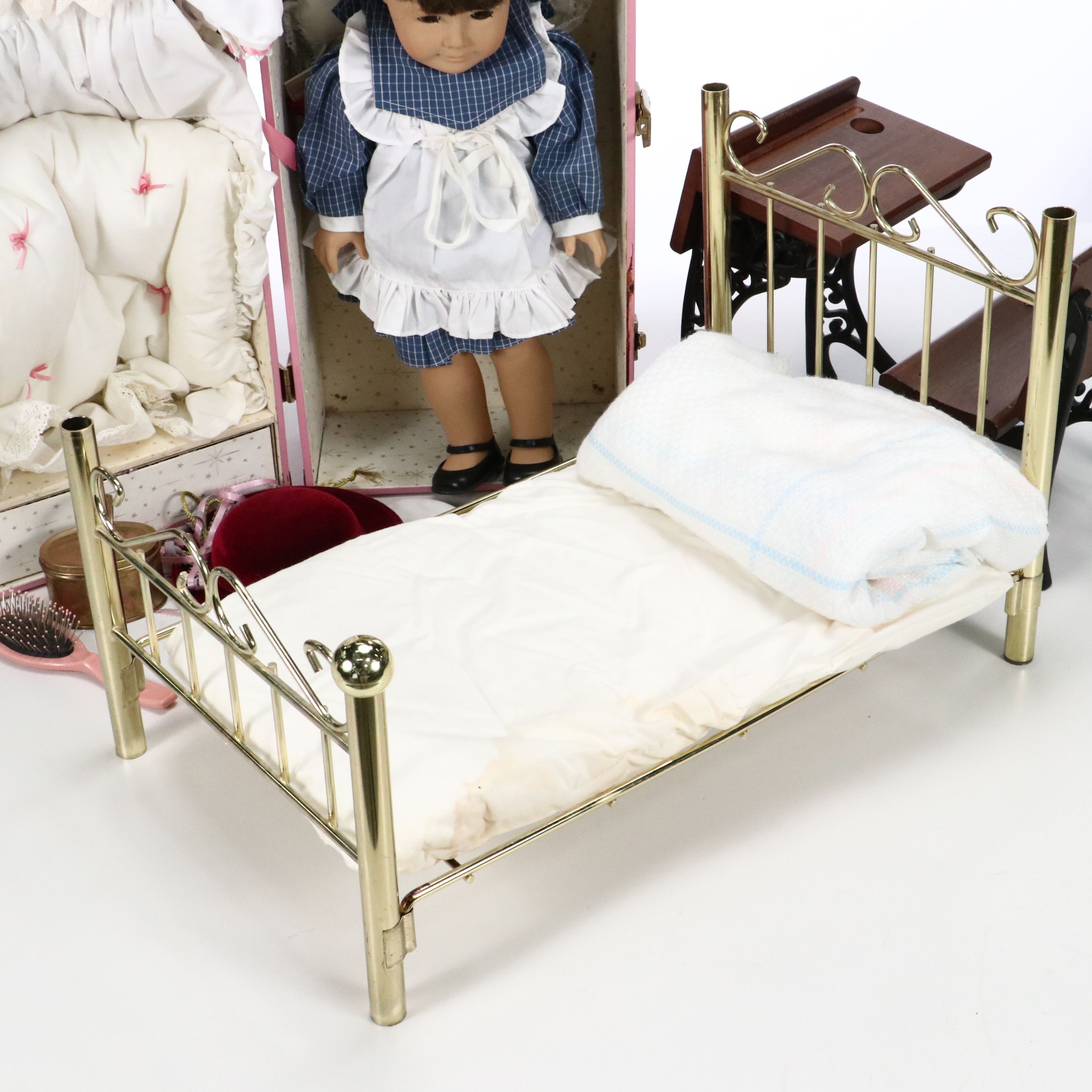 American Girl "Samantha" with Chest, Clothing and Furniture
