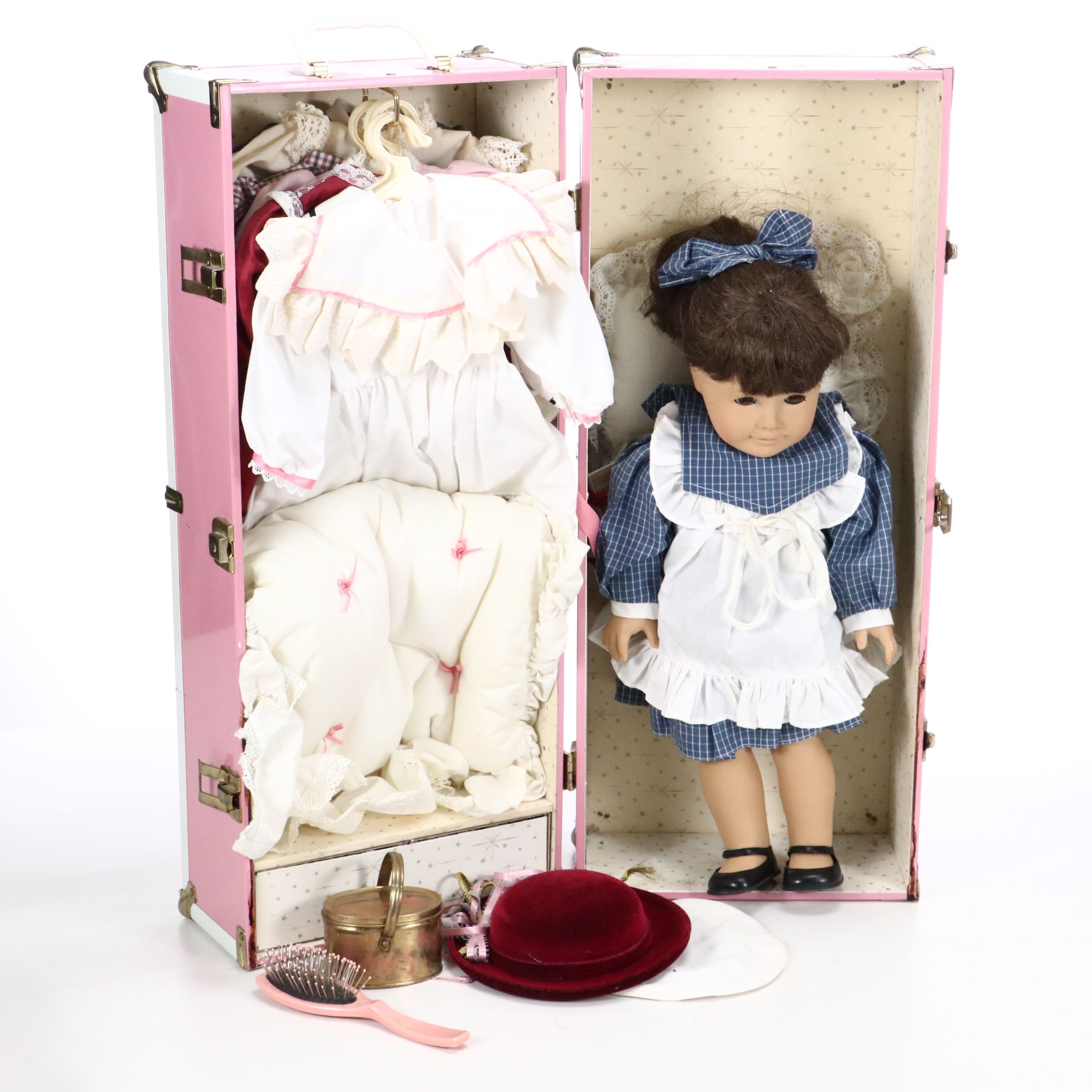 American Girl "Samantha" with Chest, Clothing and Furniture