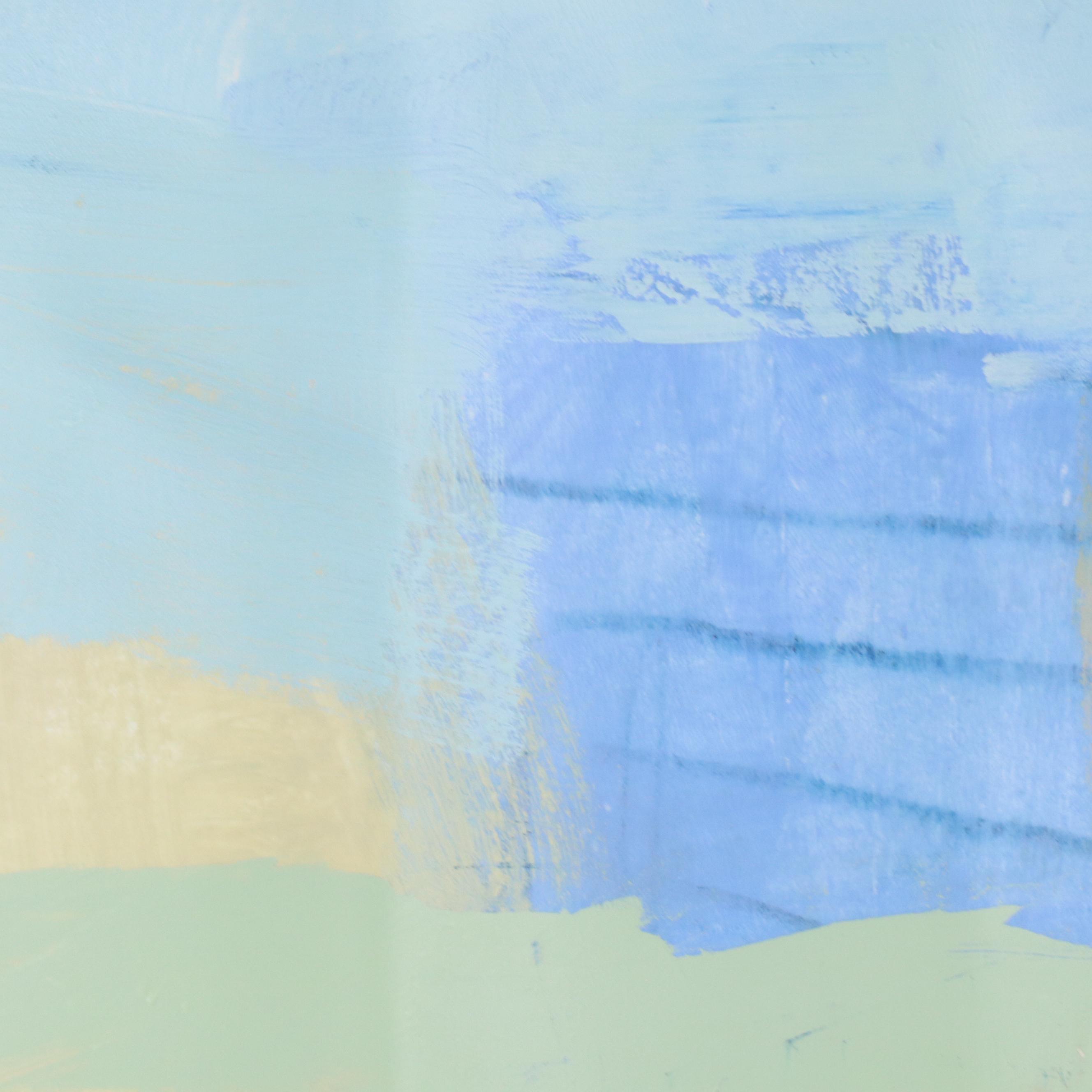 Ursula J. Brenner Abstract Mixed Media Painting, 21st Century