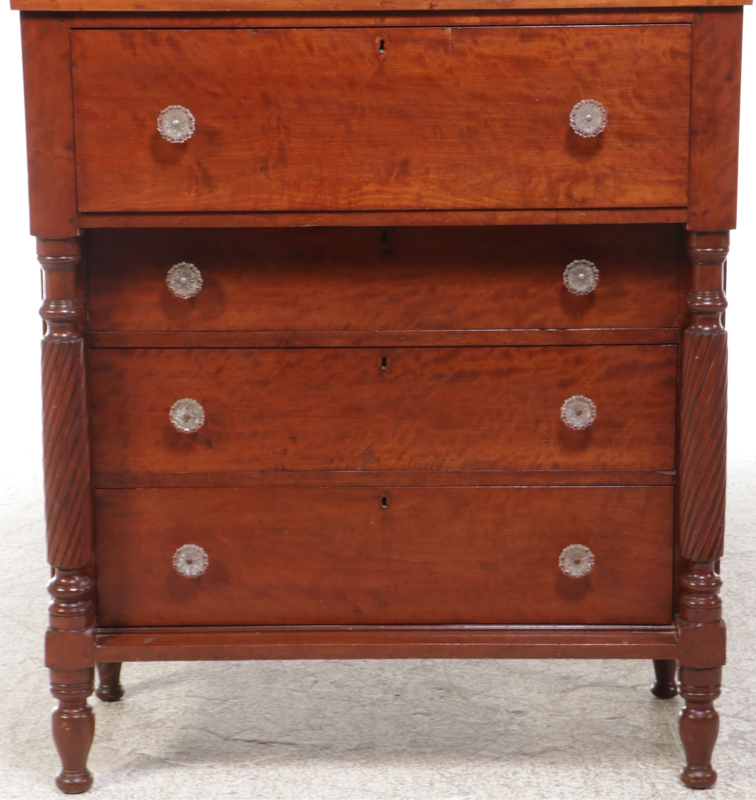 Empire Style Mahogany Chest of Drawers