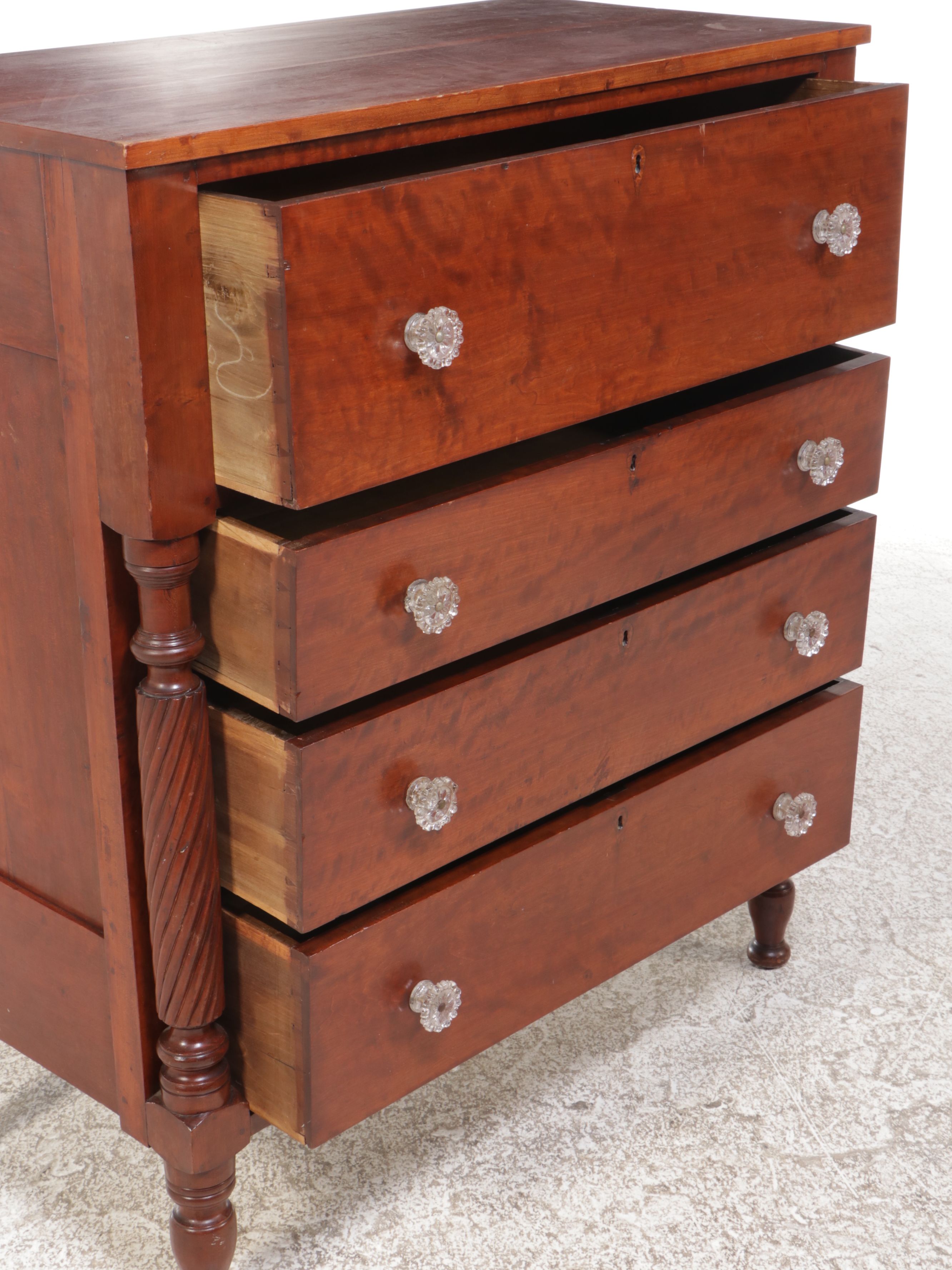 Empire Style Mahogany Chest of Drawers