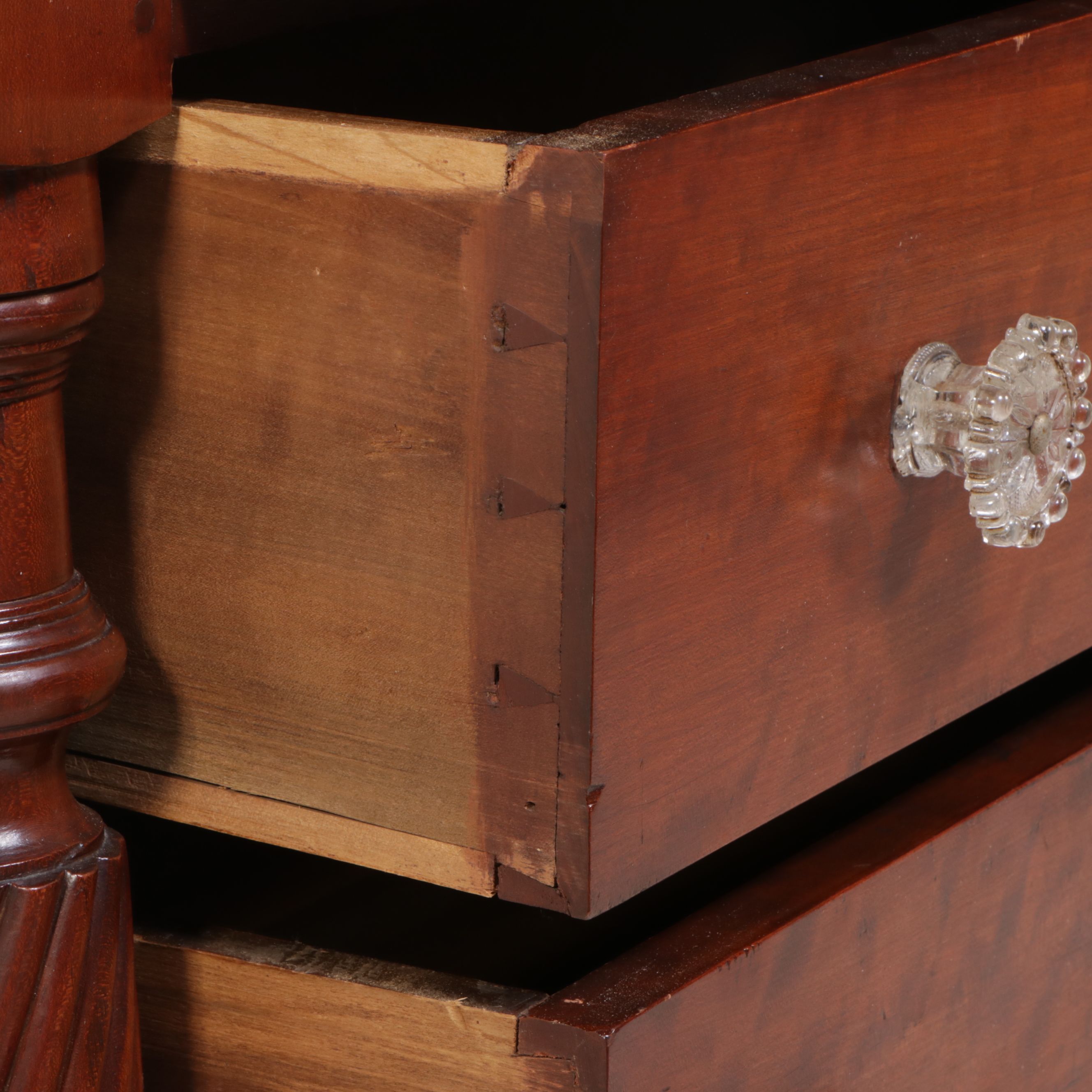 Empire Style Mahogany Chest of Drawers
