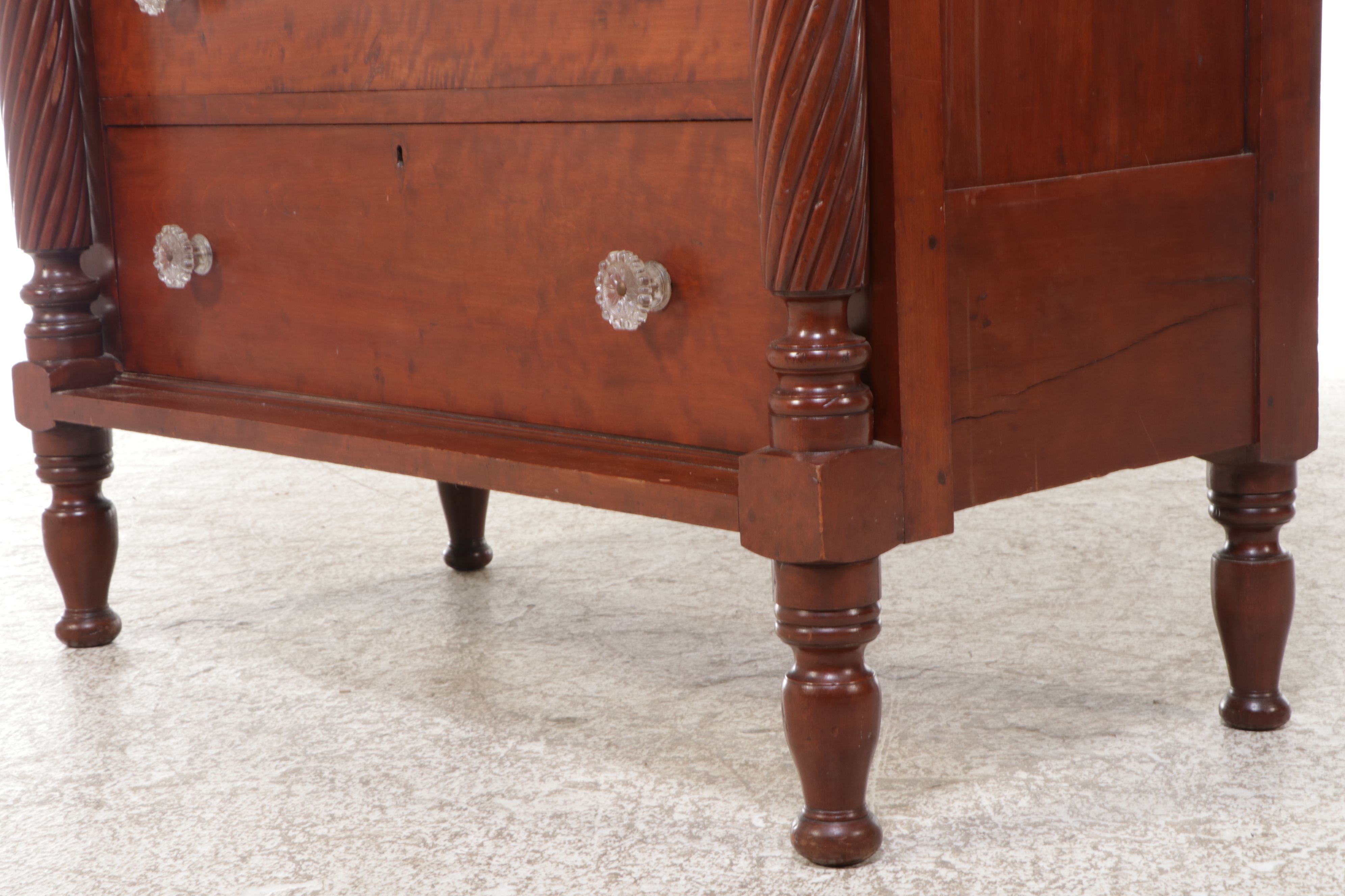 Empire Style Mahogany Chest of Drawers