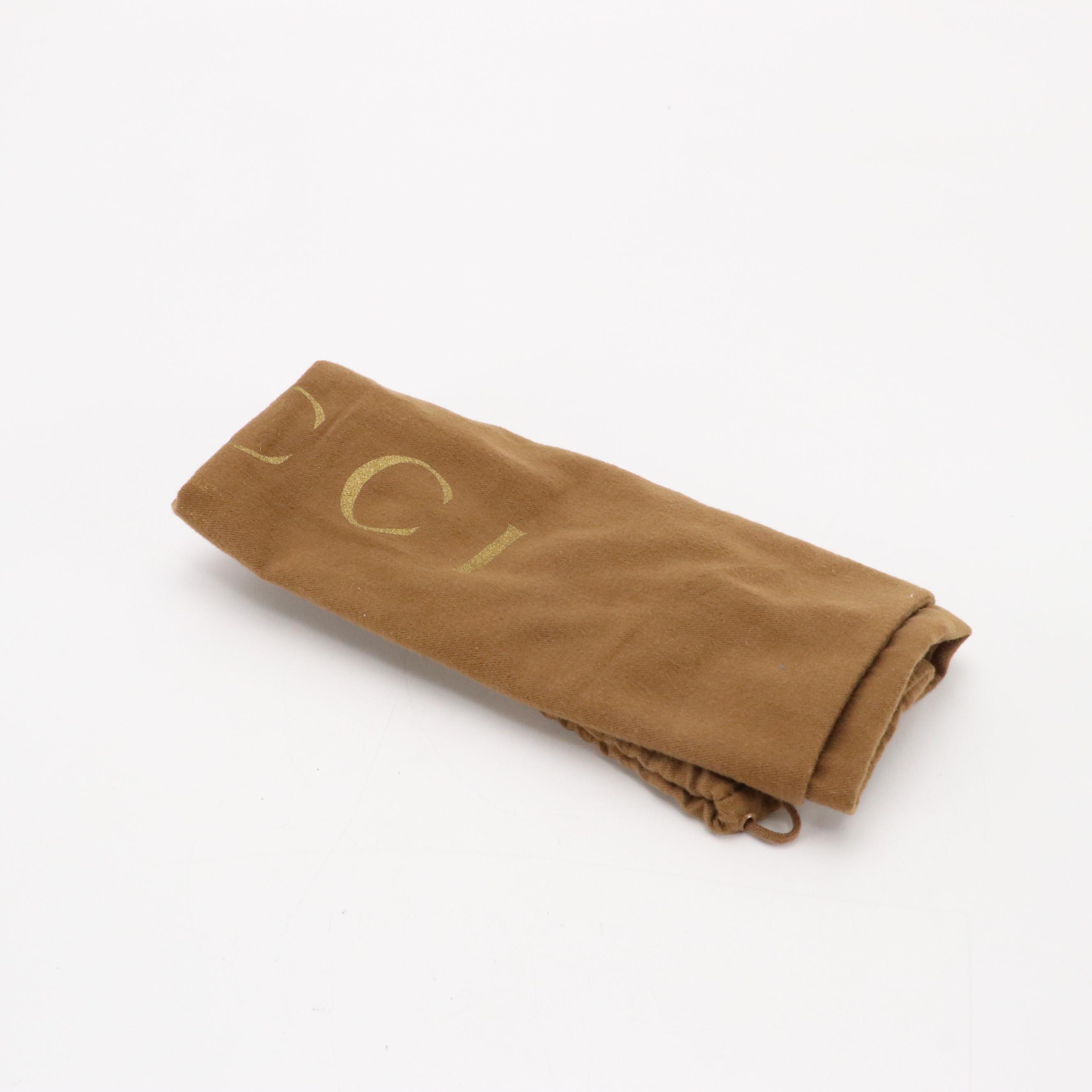 Gucci Trophy Tote in GG Canvas and White Calfskin Leather