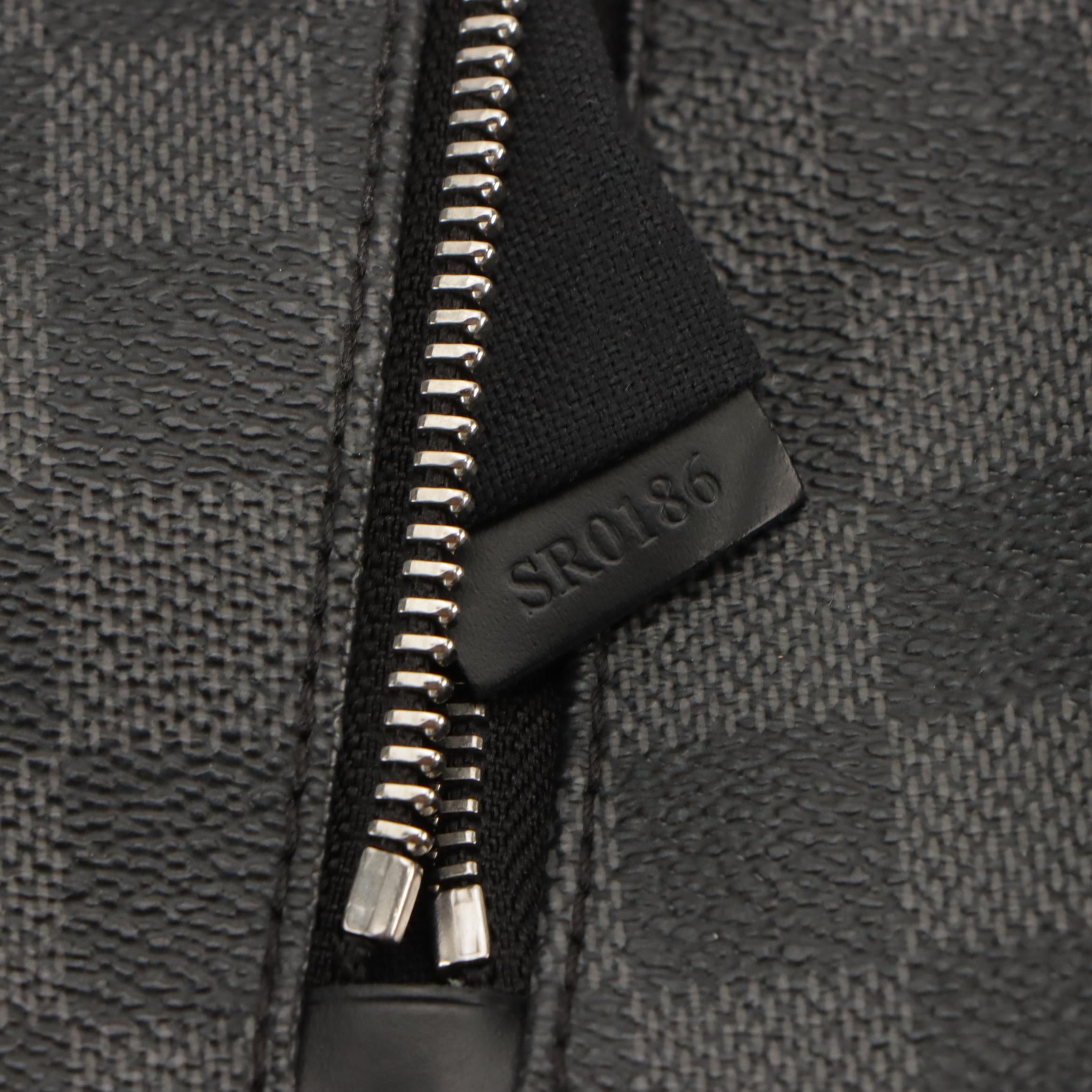 Louis Vuitton Mick PM Crossbody Messenger Bag in Damier Graphite Canvas